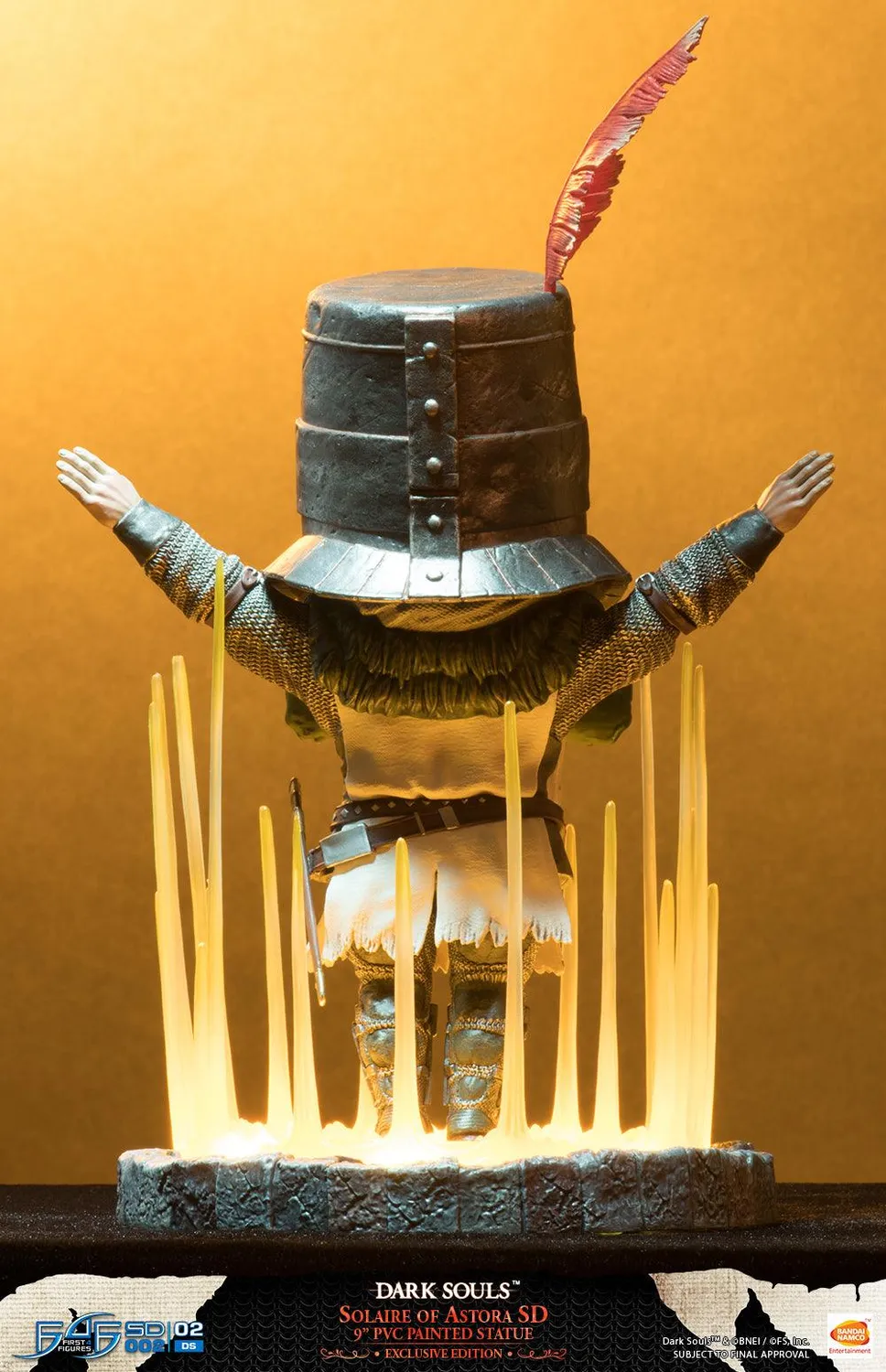 First 4 Figures Dark Souls Solaire SD statuetă Exclusive LED 23 cm