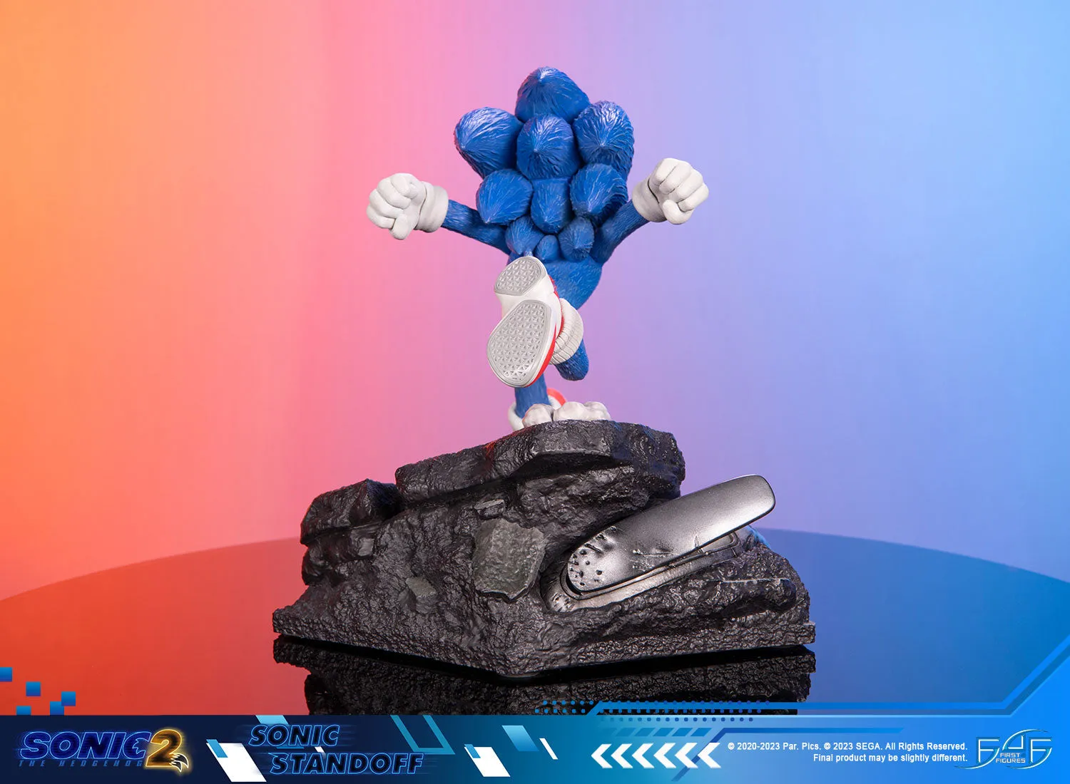 First 4 Figures Sonic 2 Sonic Standoff statuetă dioramă rășină