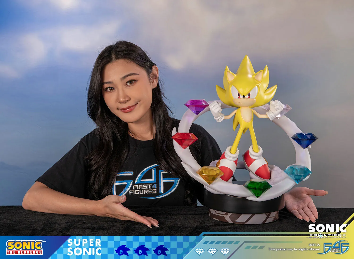 First 4 Figures Sonic Frontiers Super Sonic statueta 45cm