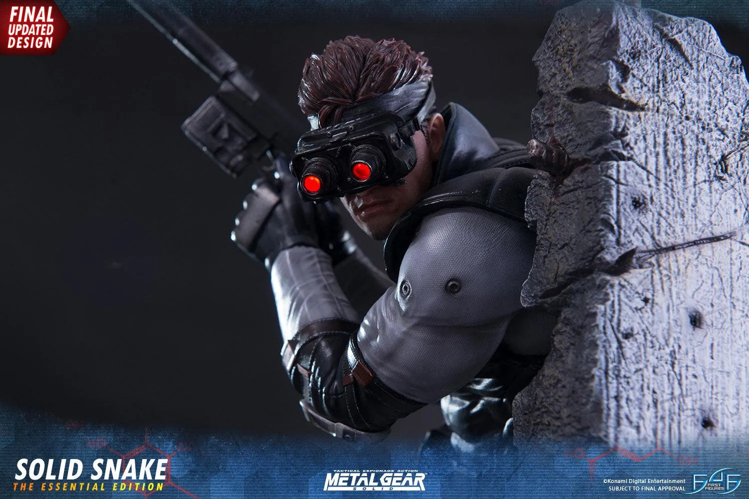 First 4 Figures Metal Gear Solid Snake statueta Essential Edition