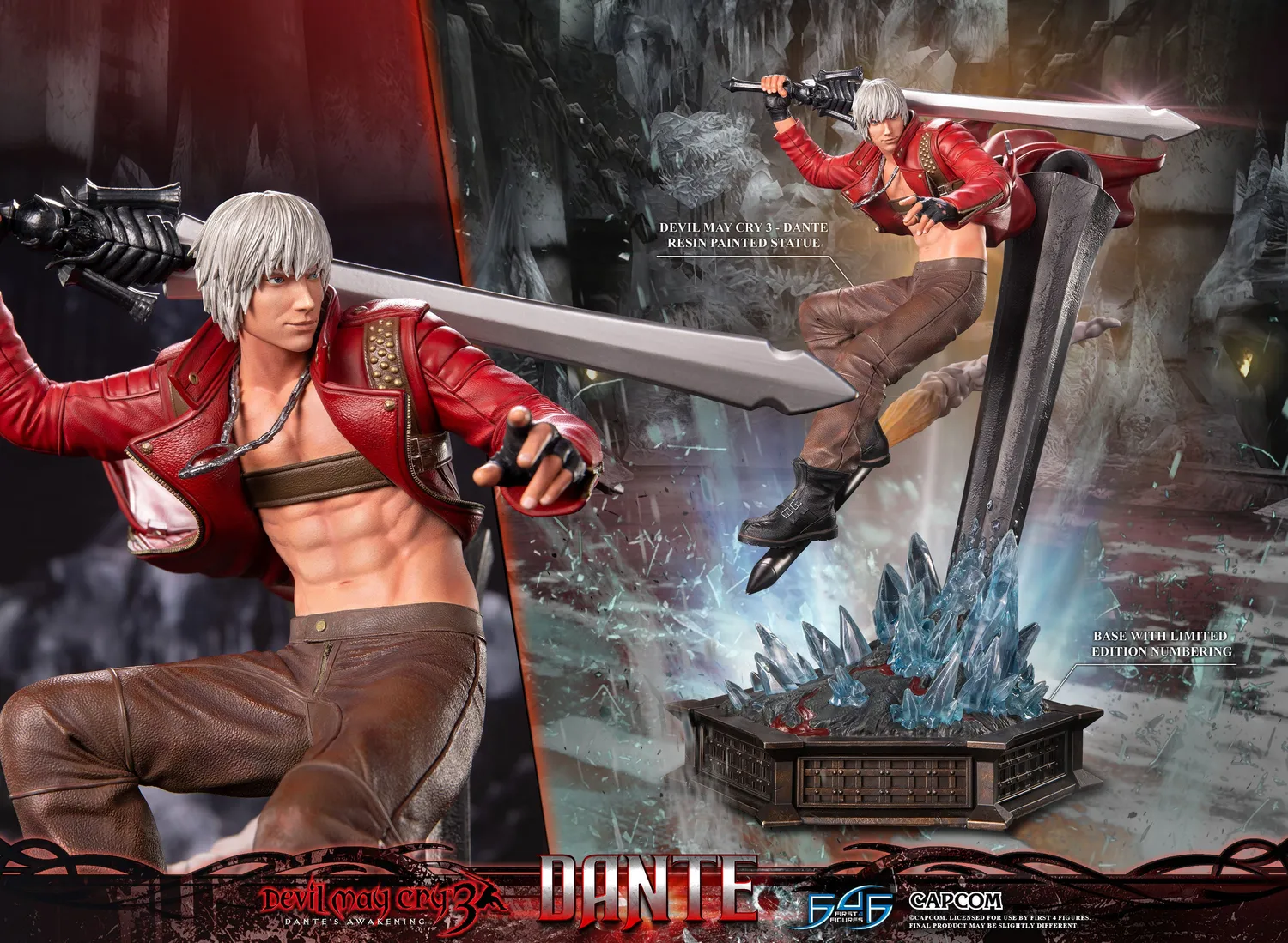 First 4 Figures Devil May Cry 3 Dante statueta rasina 43cm