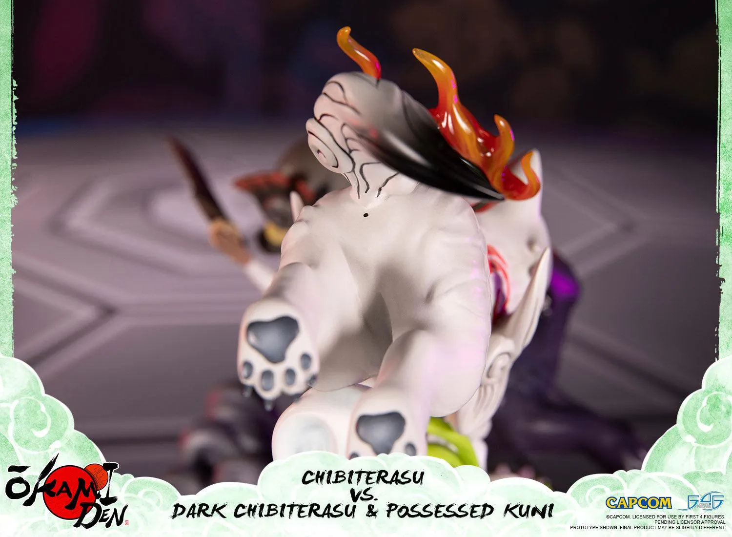 First 4 Figures Okamiden Chibiterasu statueta Standard rasina