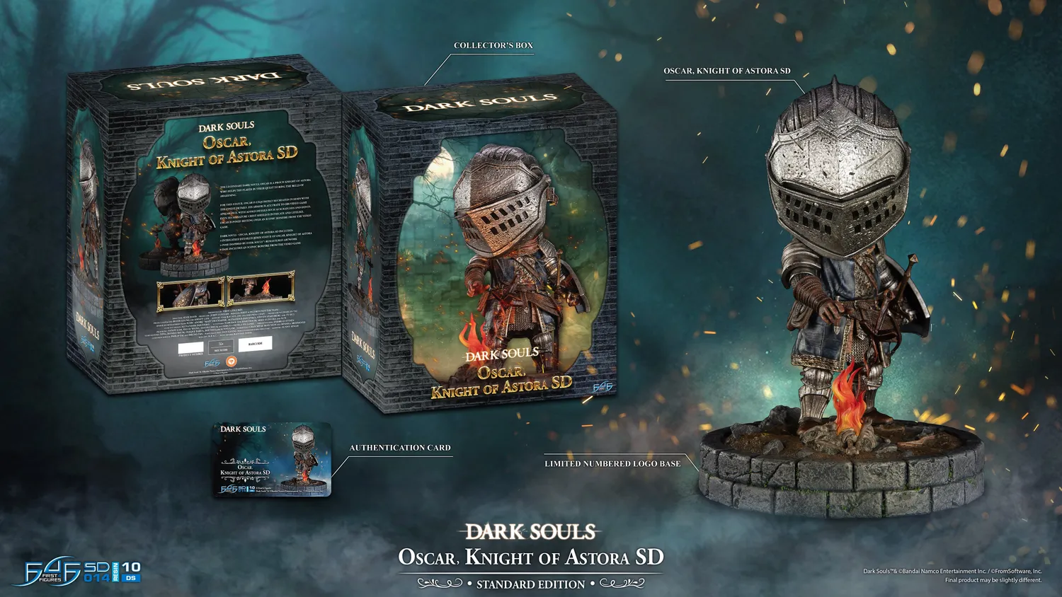 First 4 Figures Dark Souls Oscar Knight of Astora SD statuetă 20,5 cm