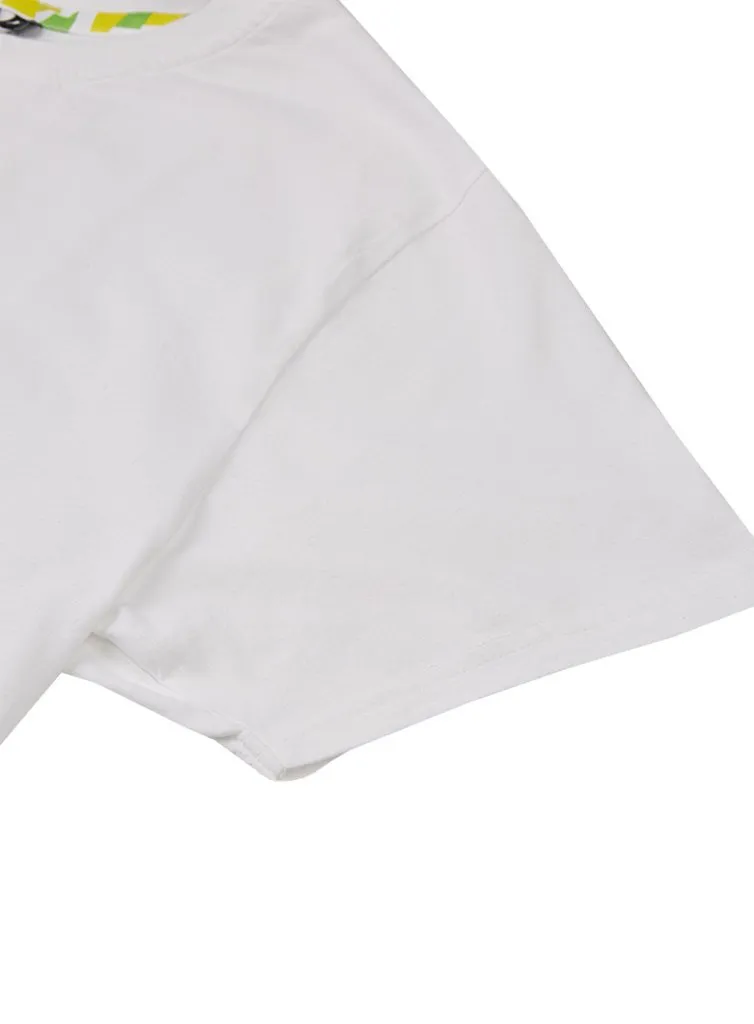 ESL Gaming Short Sleeve tricou alb bumbac logo piept