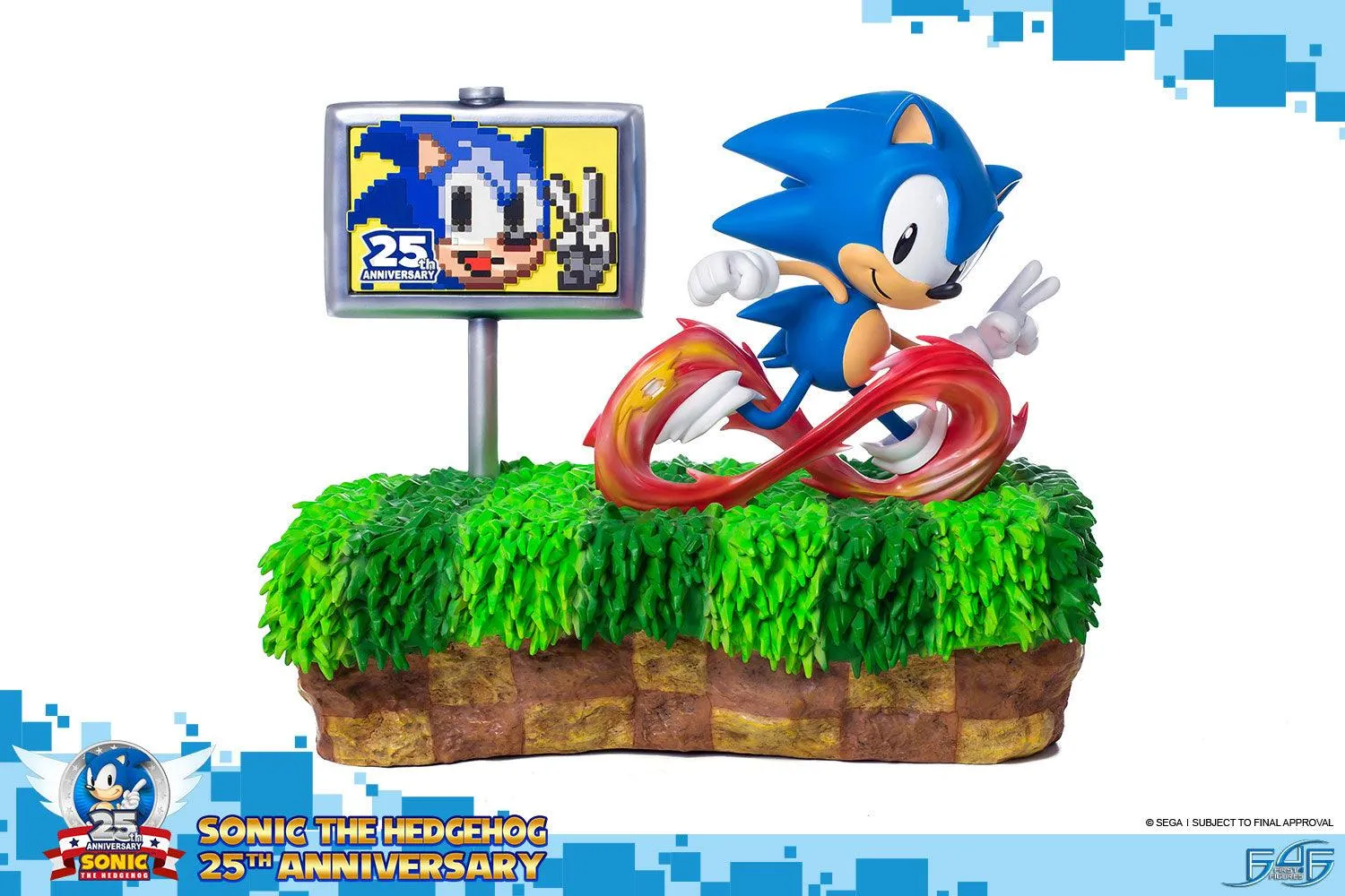 First 4 Figures Sonic 25th Anniversary statueta Regular
