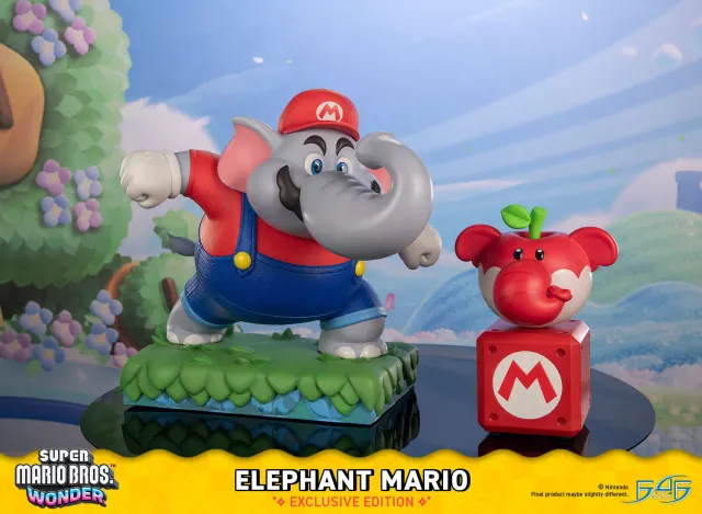 First 4 Figures Super Mario Wonder Elephant Mario statueta
