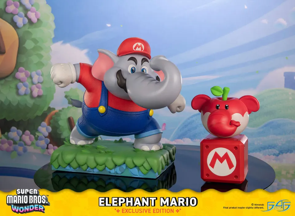First 4 Figures Super Mario Wonder Elephant Mario statueta