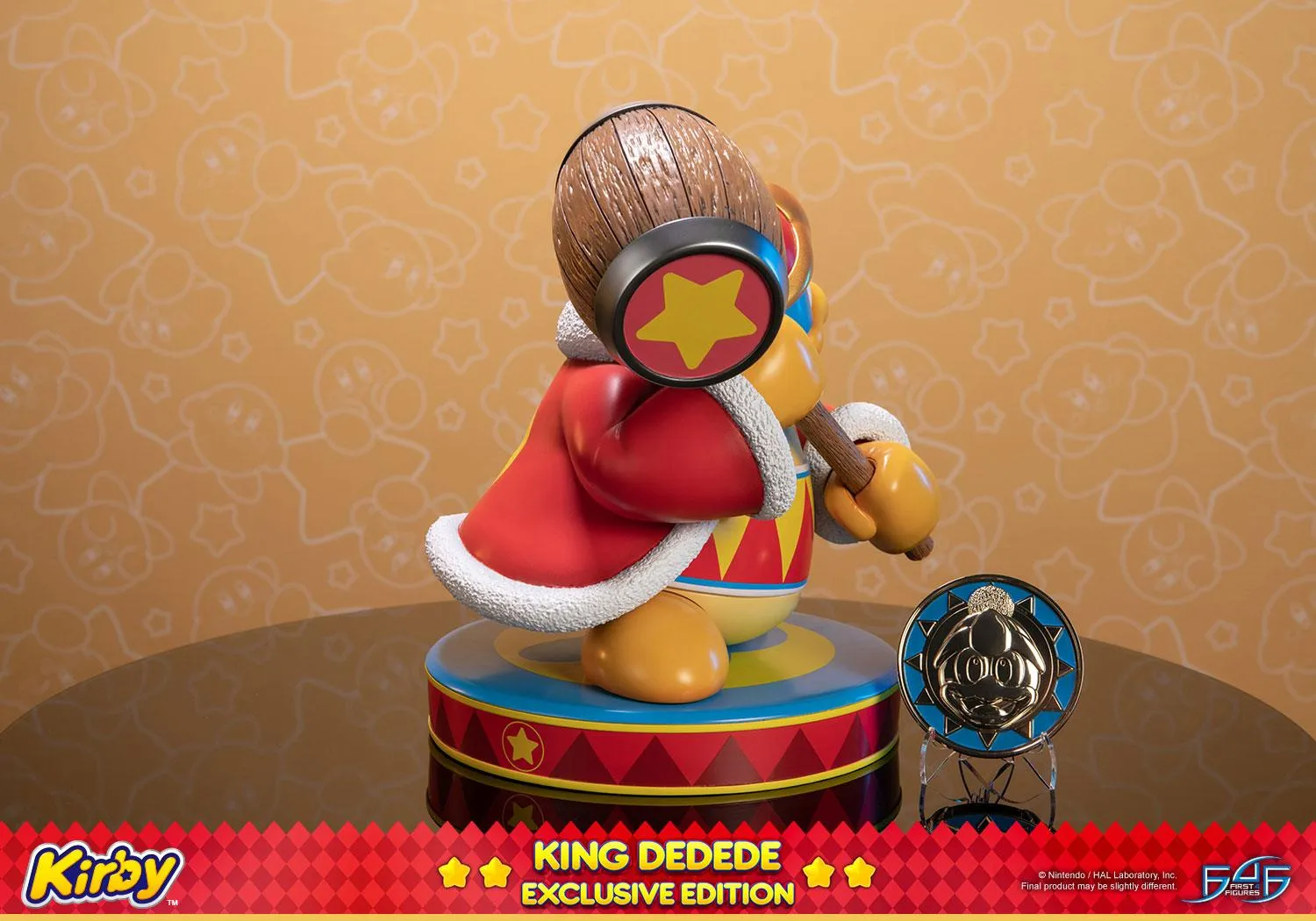 First 4 Figures Kirby King Dedede statueta Exclusive Edition moneda