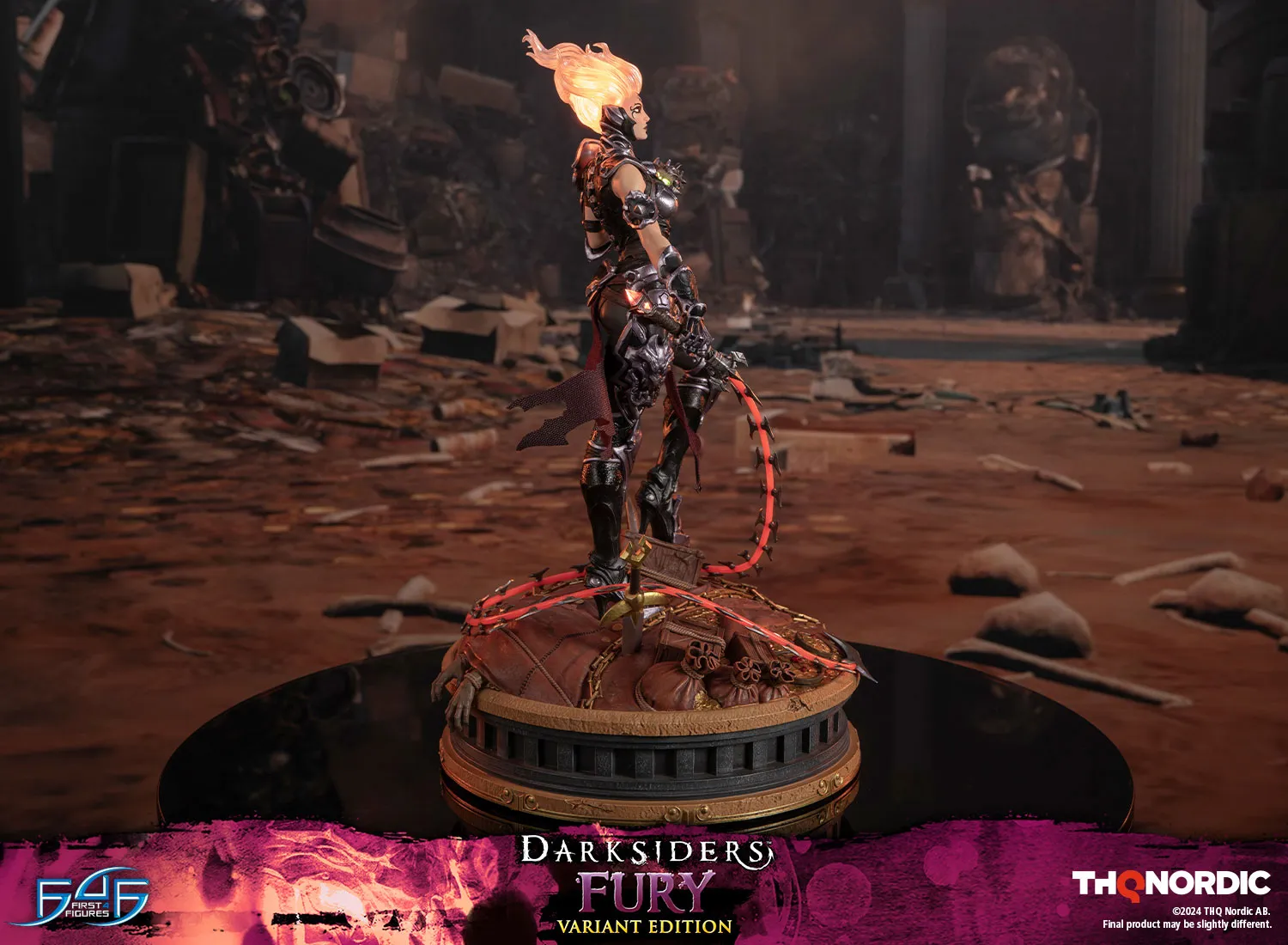 First 4 Figures Darksiders Fury statueta rasina Variant LED