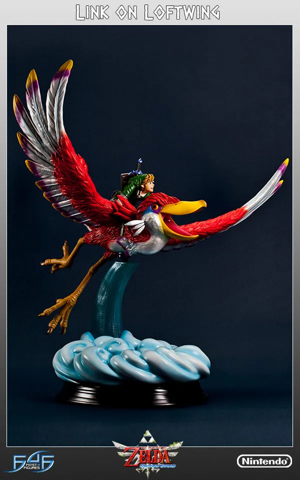 First 4 Figures Zelda Link on Loftwing statueta rasina
