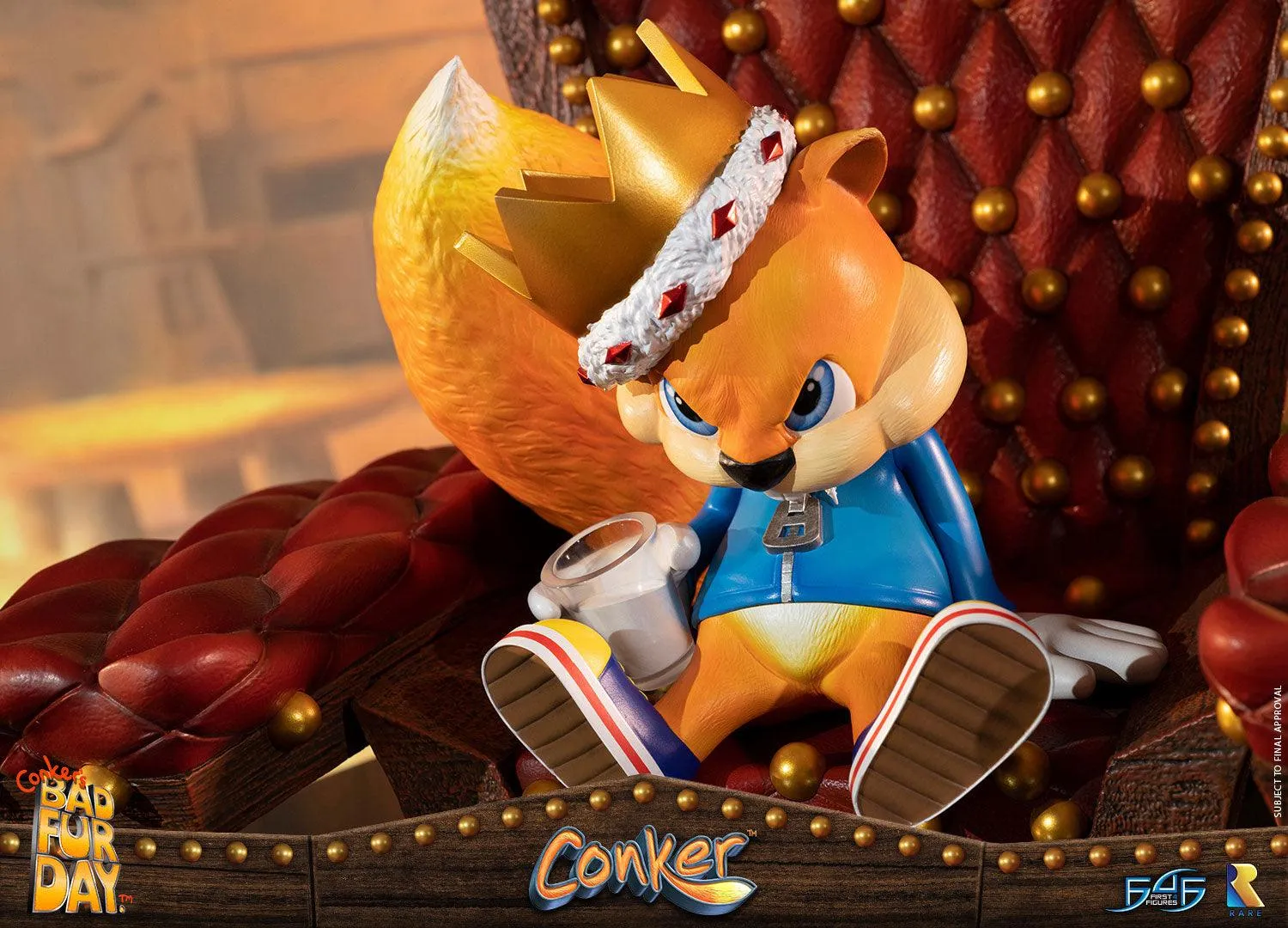 First 4 Figures Conker Bad Fur Day Conker statuetă standard