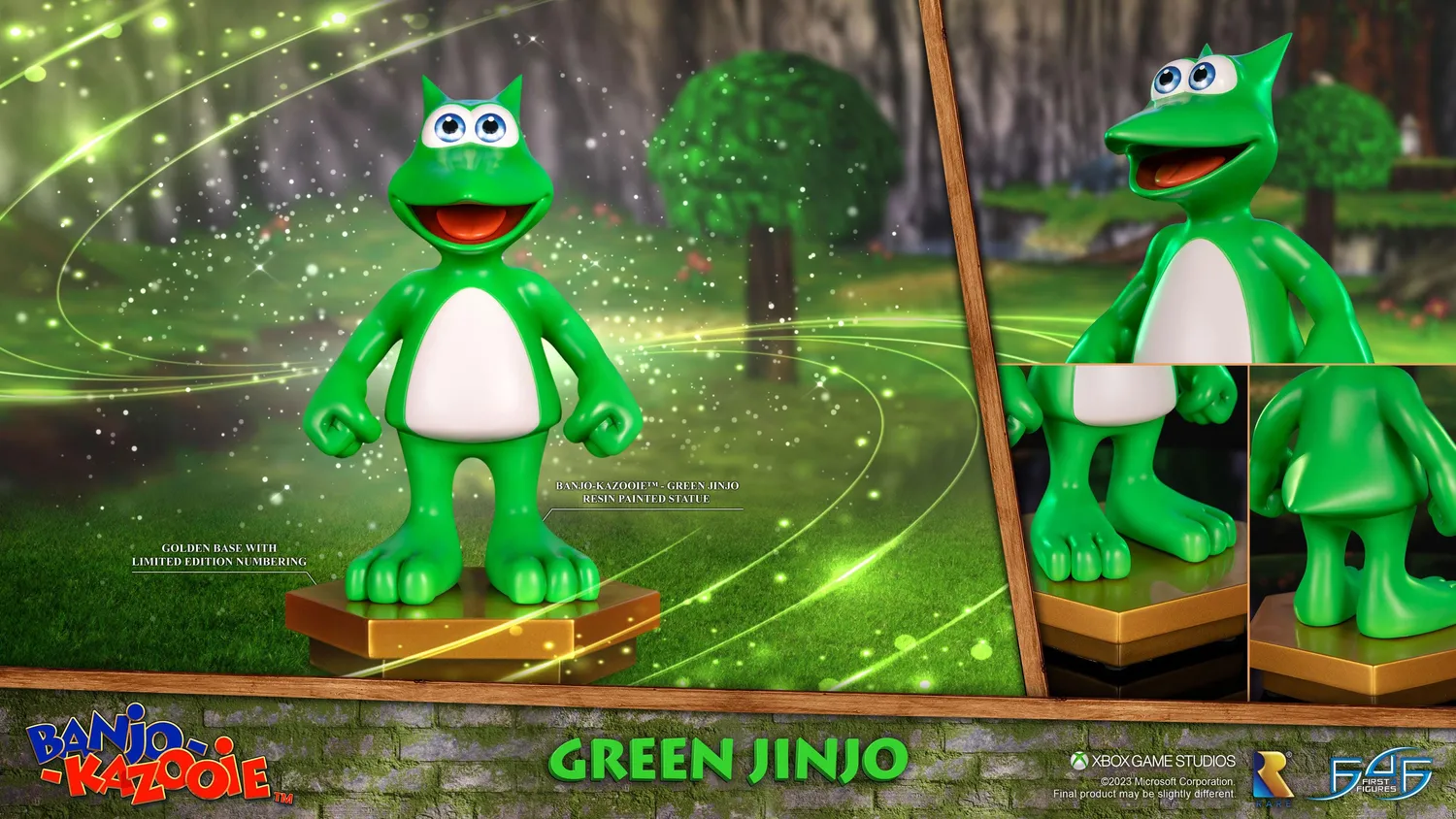 First 4 Figures Banjo-Kazooie Green Jinjo statuetă rășină