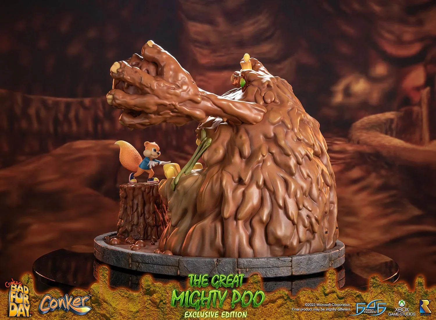 First 4 Figures Conker Great Mighty Poo statueta Exclusive rasina