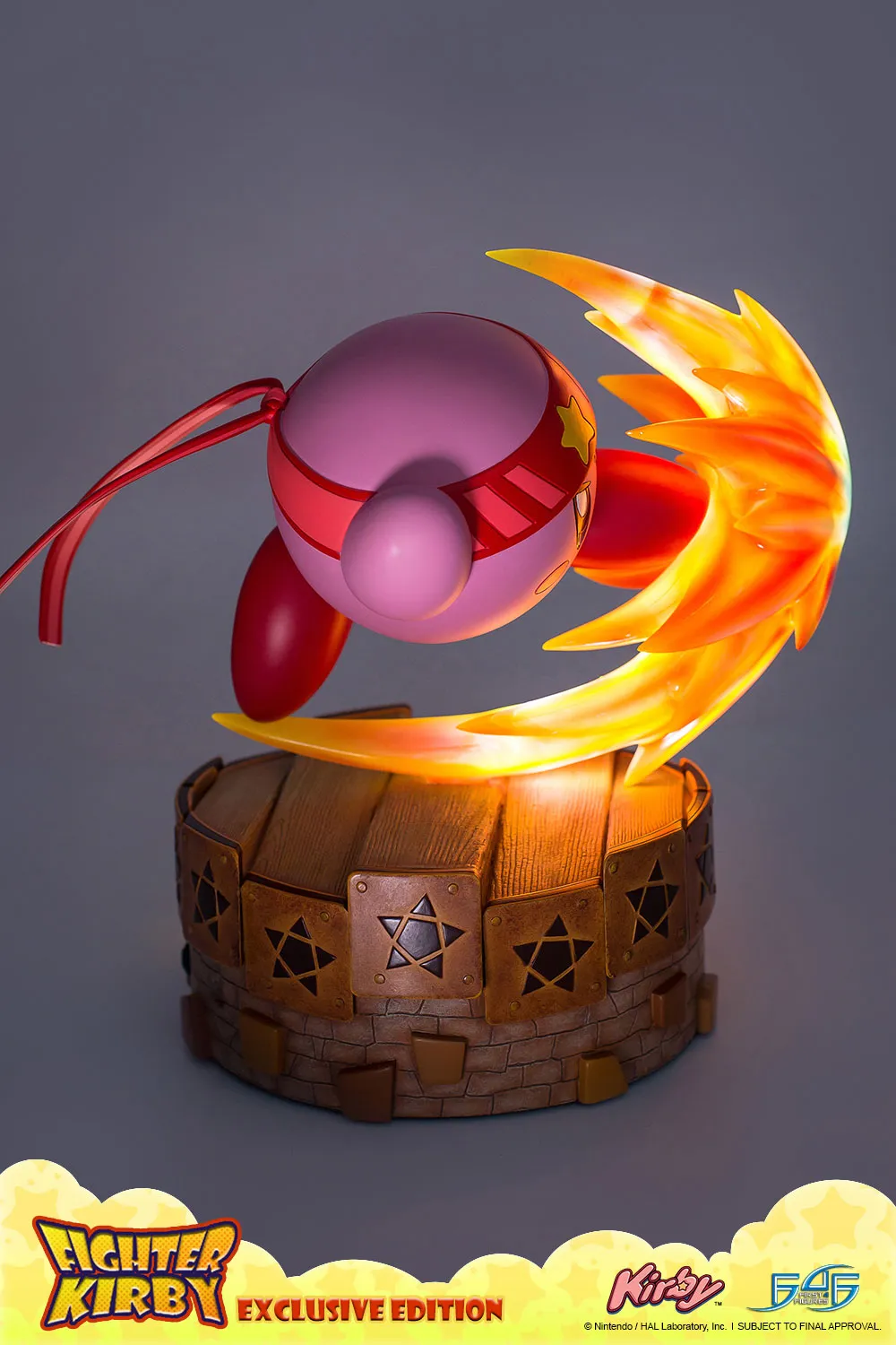 First 4 Figures Kirby Fighter Kirby statueta Exclusive LED