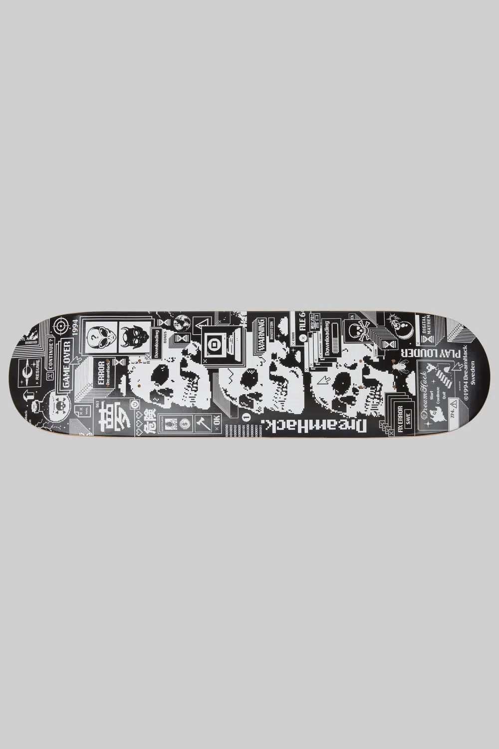 DreamHack Pixel Grind Skateboard Deck placa neagra