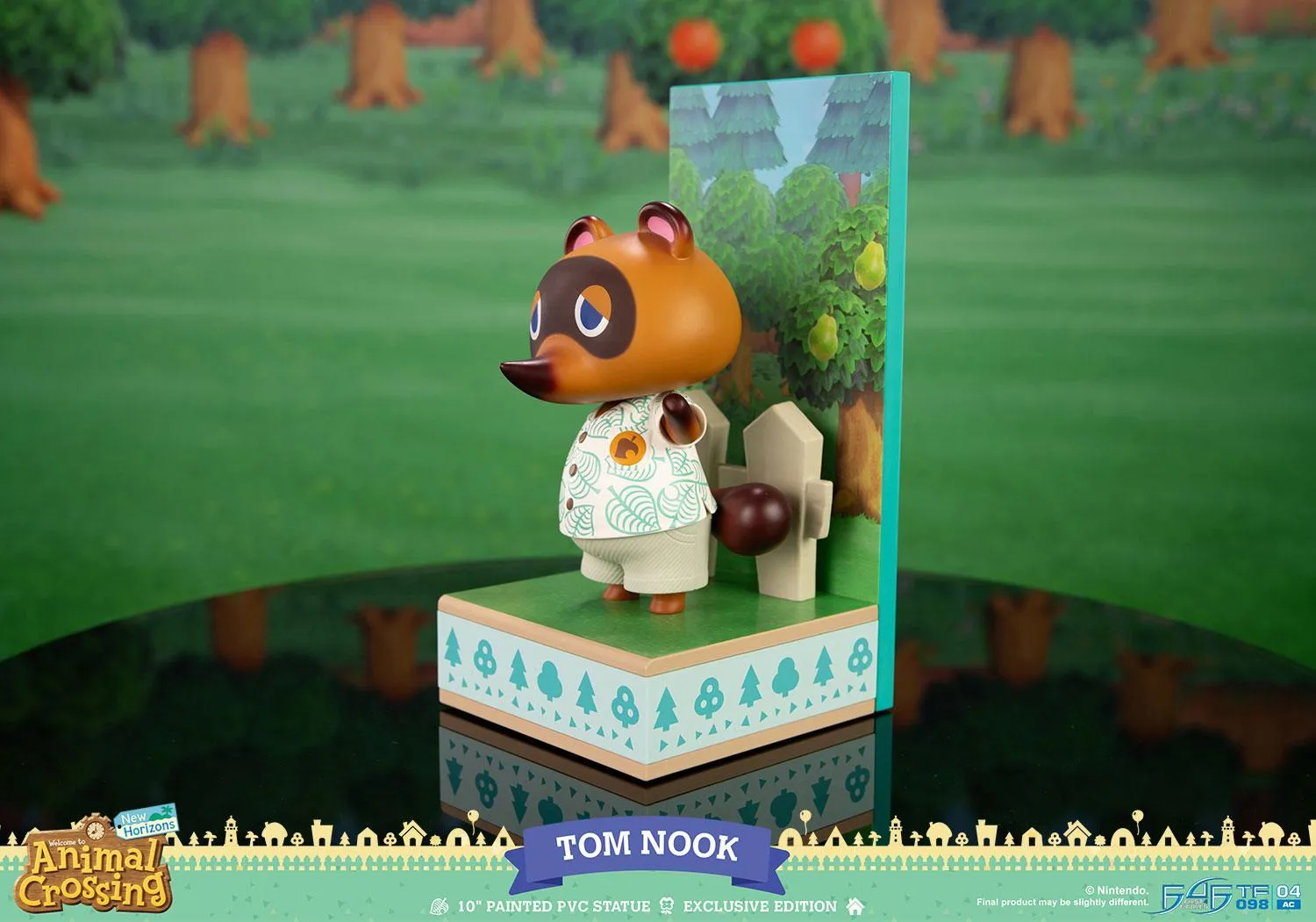First 4 Figures Animal Crossing Tom Nook statueta Exclusive sunet