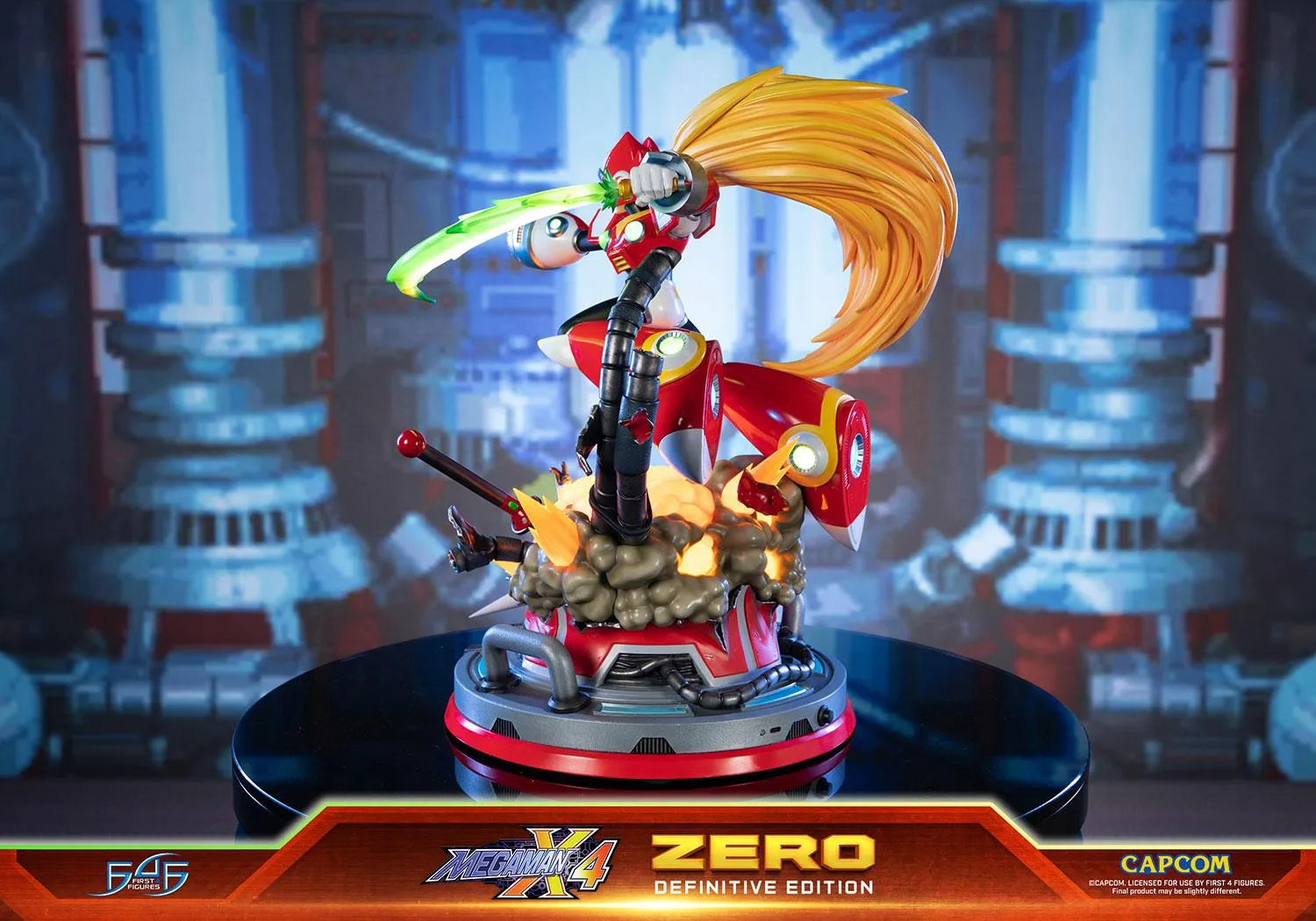 First 4 Figures Mega Man X Zero statuetă rășină Definitive