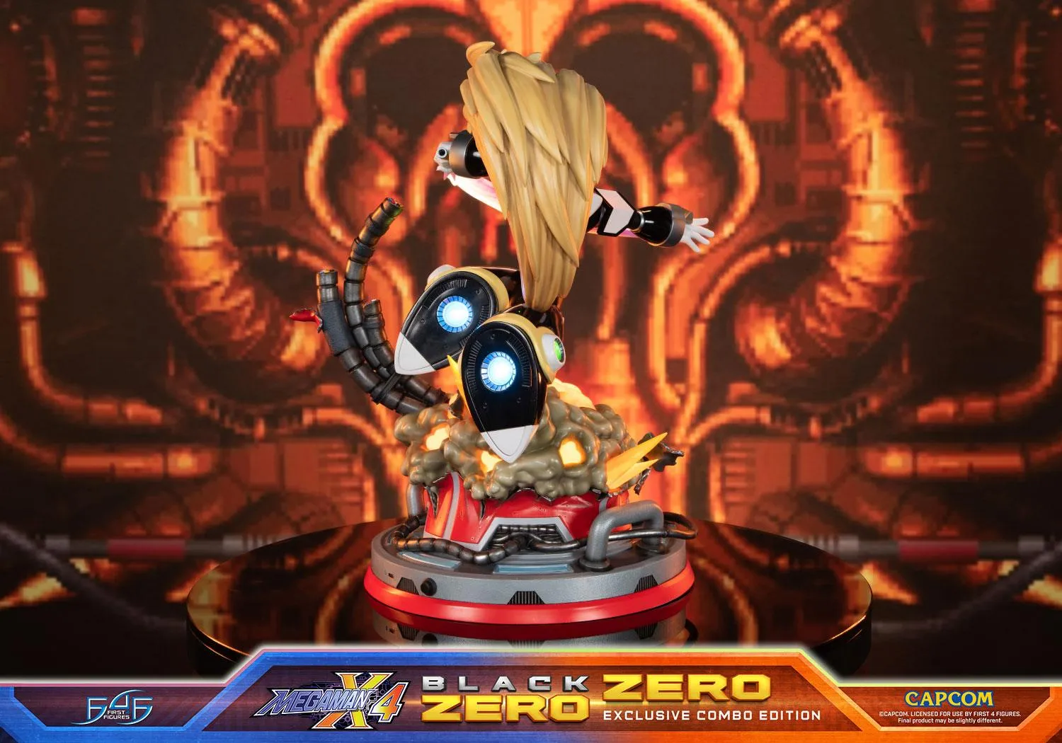 First 4 Figures Mega Man X Zero statueta rasina Combo Exclusive 43cm