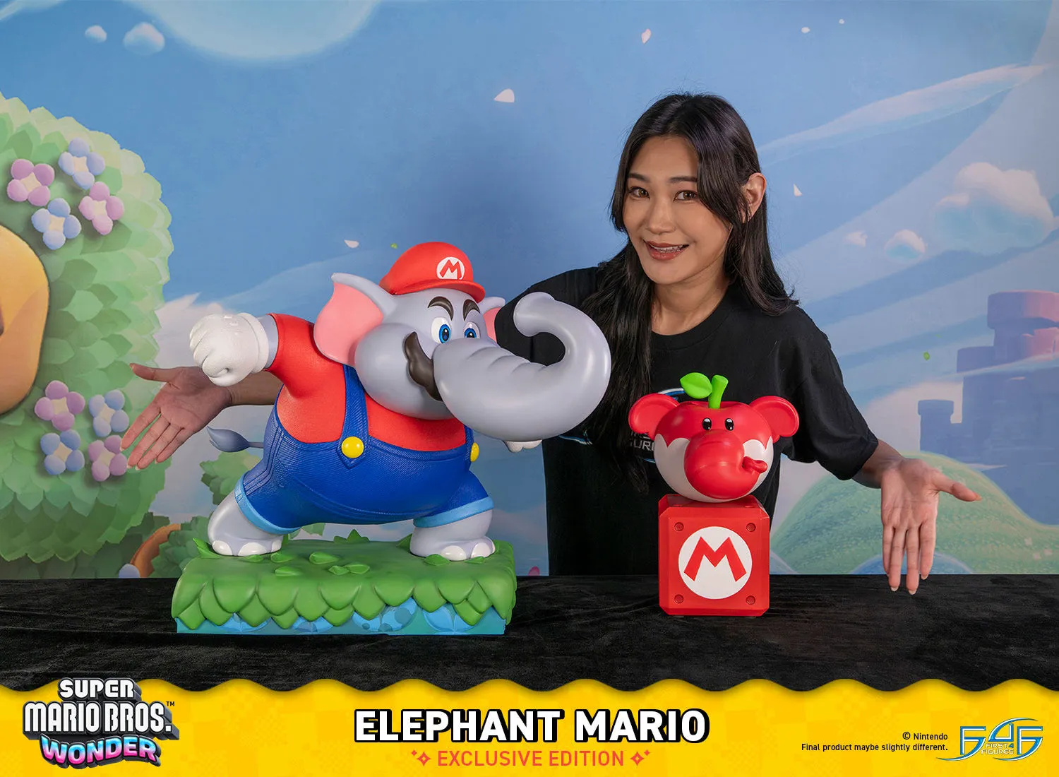 First 4 Figures Super Mario Wonder Elephant Mario statueta
