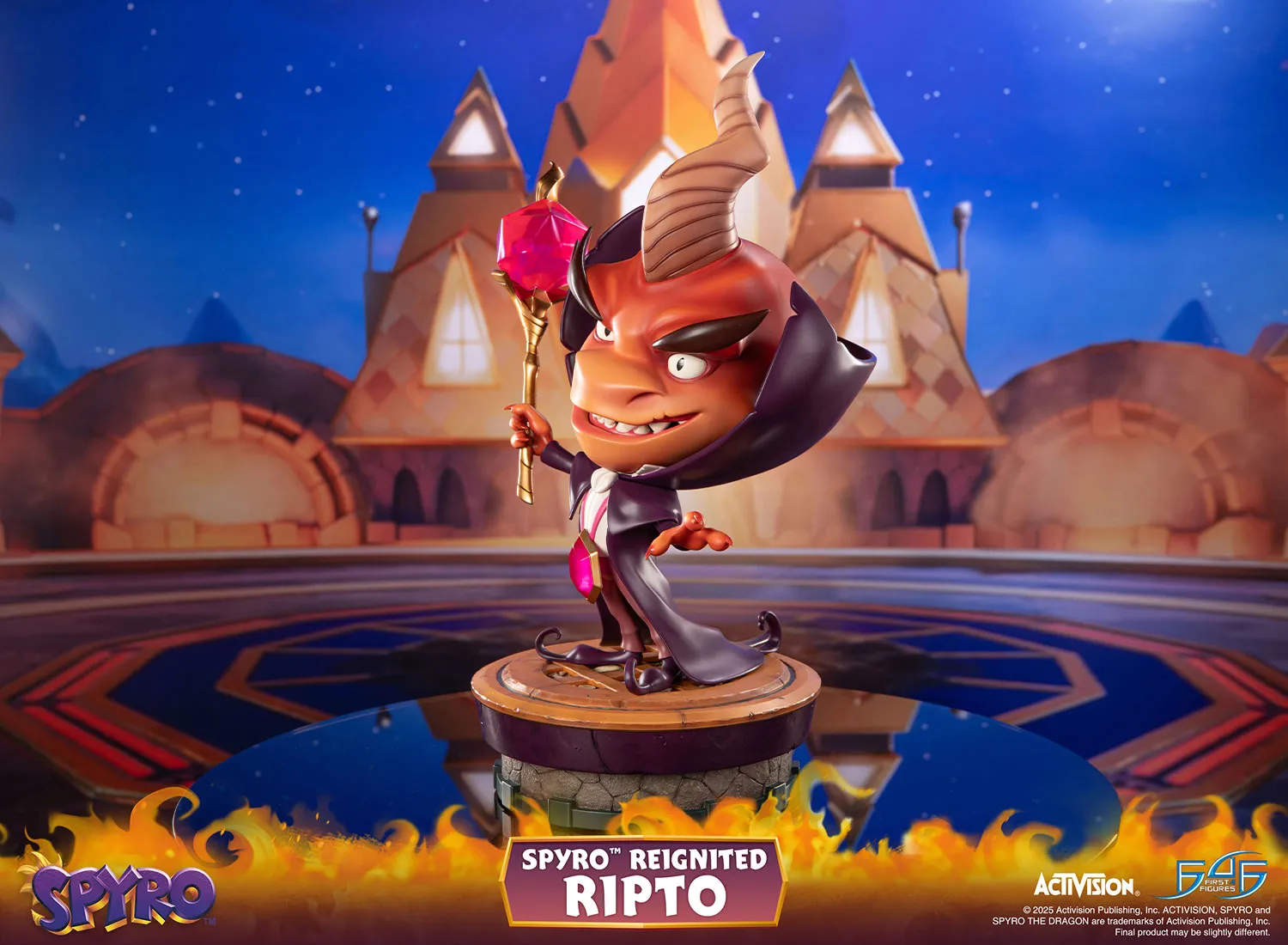 First 4 Figures Spyro Reignited Ripto statuetă rășină 46,5 cm