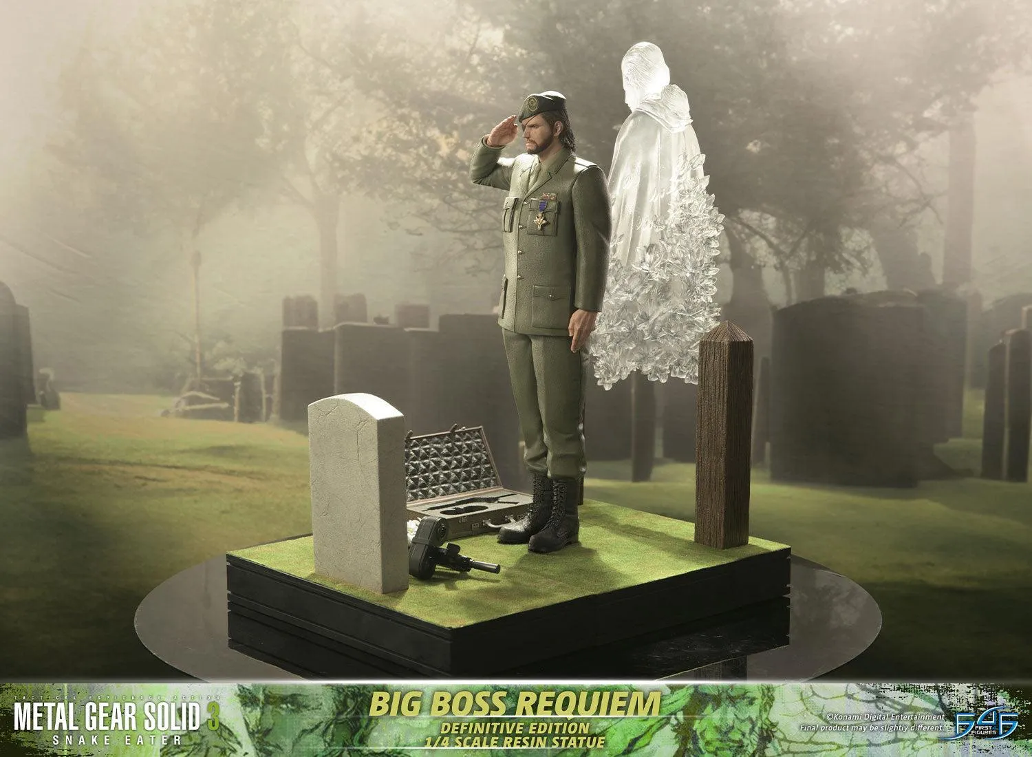 First 4 Figures Metal Gear Big Boss statueta rasina Definitive 1/4