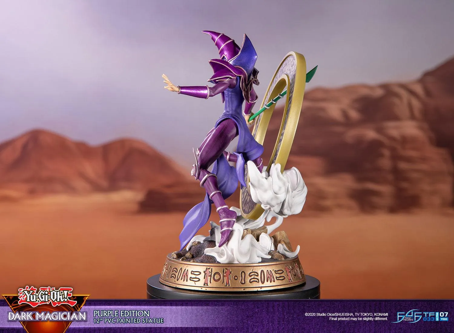 First 4 Figures Yu-Gi-Oh Dark Magician statueta Purple 30 cm