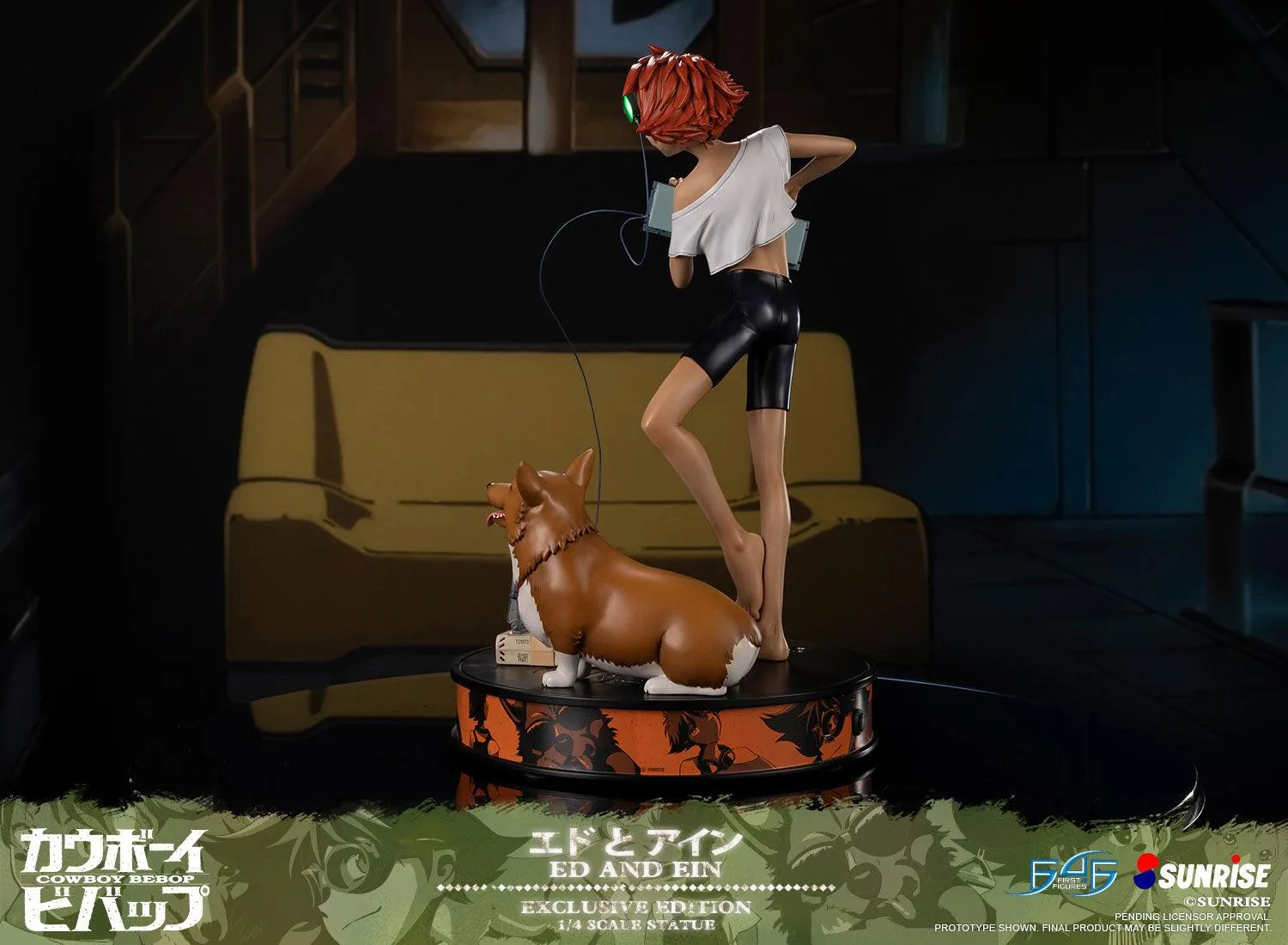 First 4 Figures Cowboy Bebop Ed and Ein statuetă Exclusive