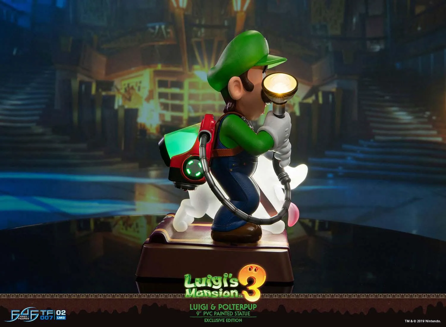 First 4 Figures Luigi Polterpup figurina Exclusive LED