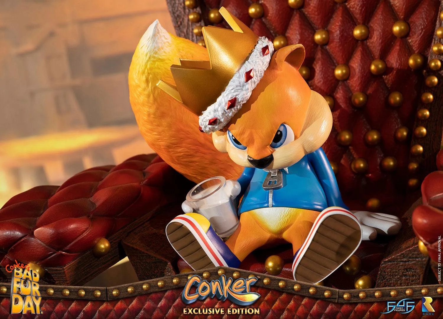 First 4 Figures Conker Bad Fur Day statuetă Exclusive rășină