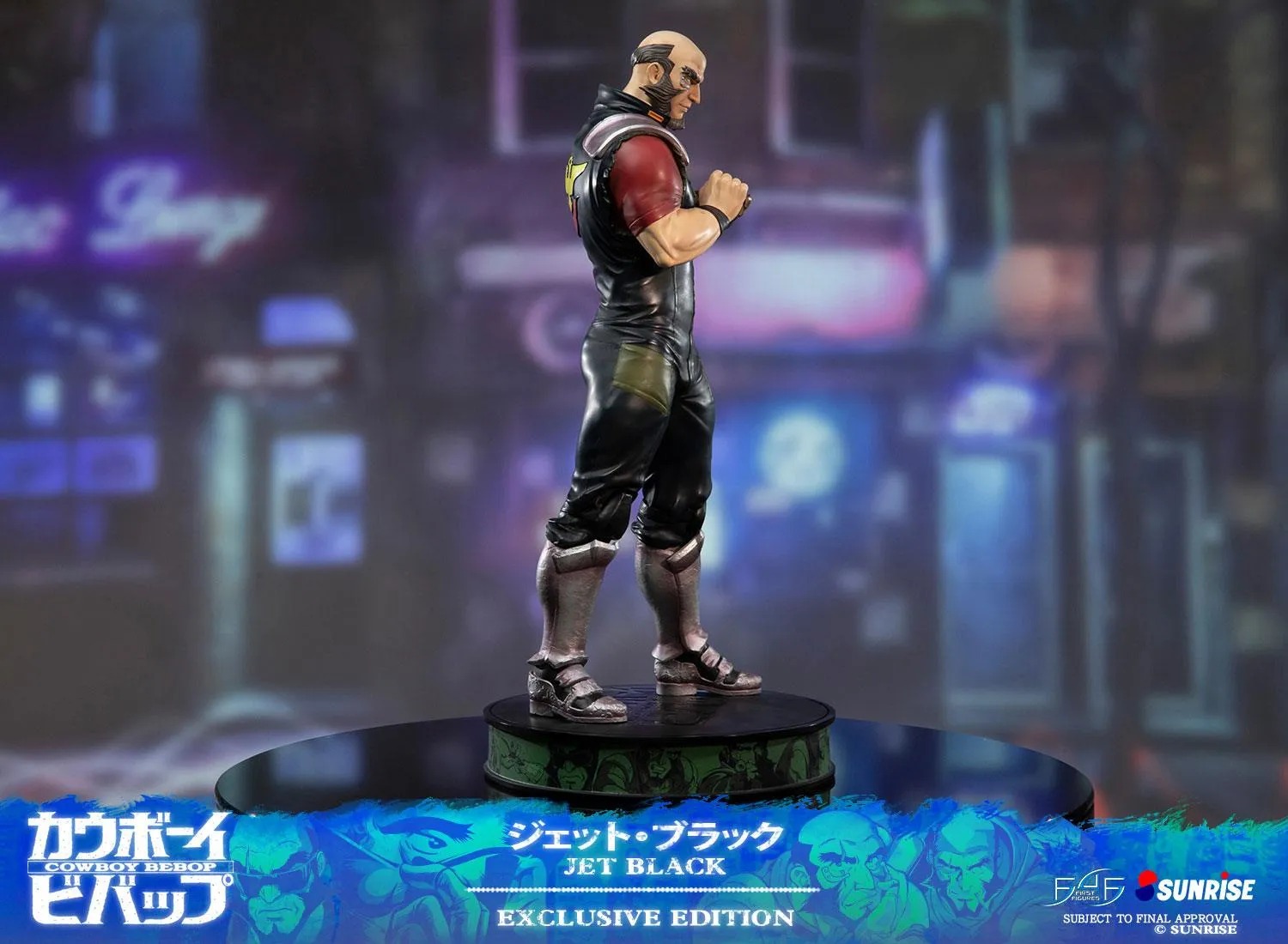First 4 Figures Cowboy Bebop Jet Black statueta Exclusive rasina