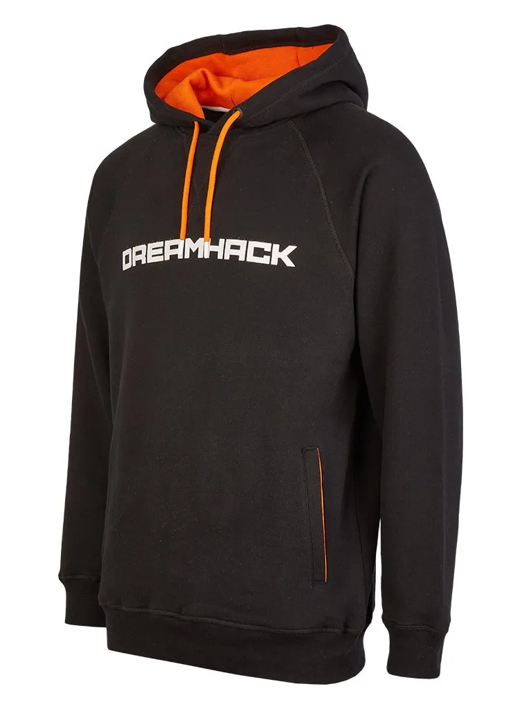 DreamHack Classic hanorac negru bumbac-polar 4XL