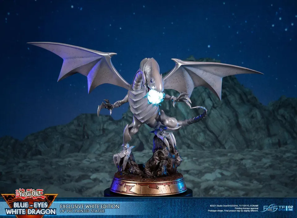 First 4 Figures Yu-Gi-Oh Blue-Eyes White Exclusive statuetă PVC