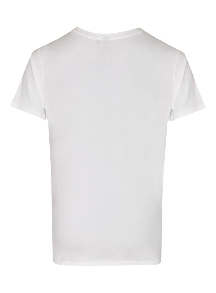 ESL Gaming Short Sleeve tricou alb bumbac logo piept
