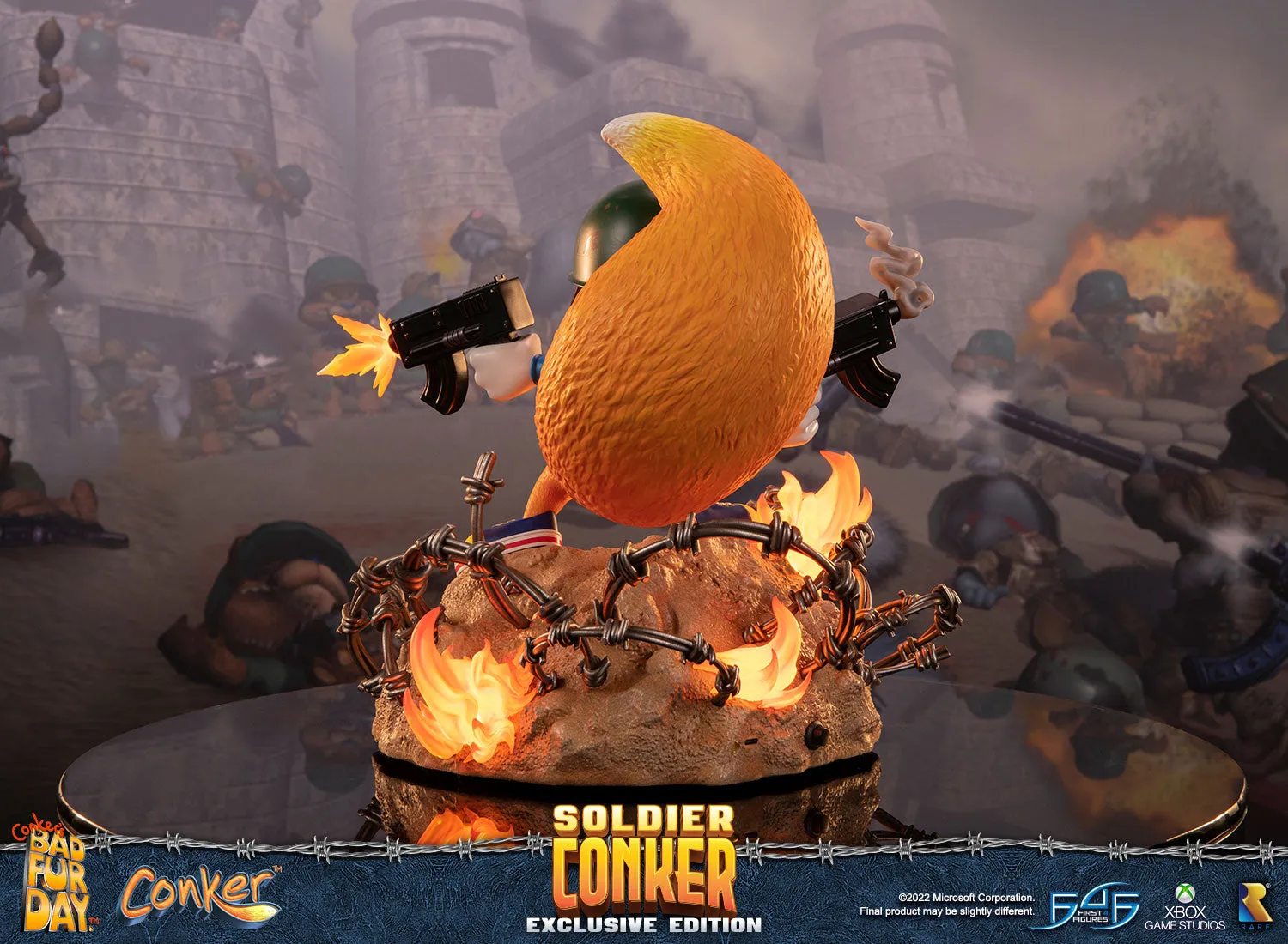 First 4 Figures Conker Soldier Conker statueta Exclusive LED