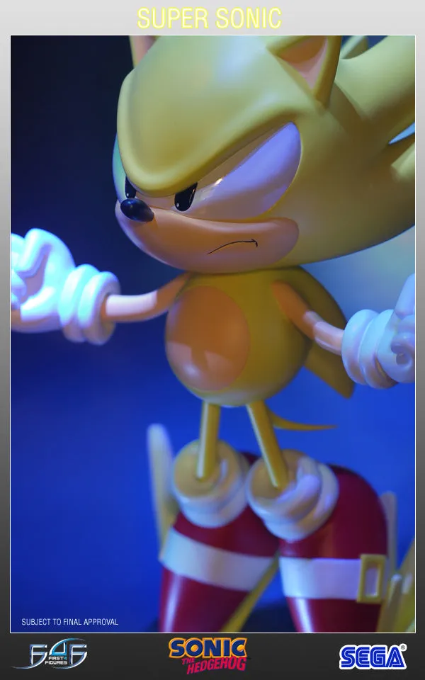 First 4 Figures Sonic Super Sonic statueta rasina aurie