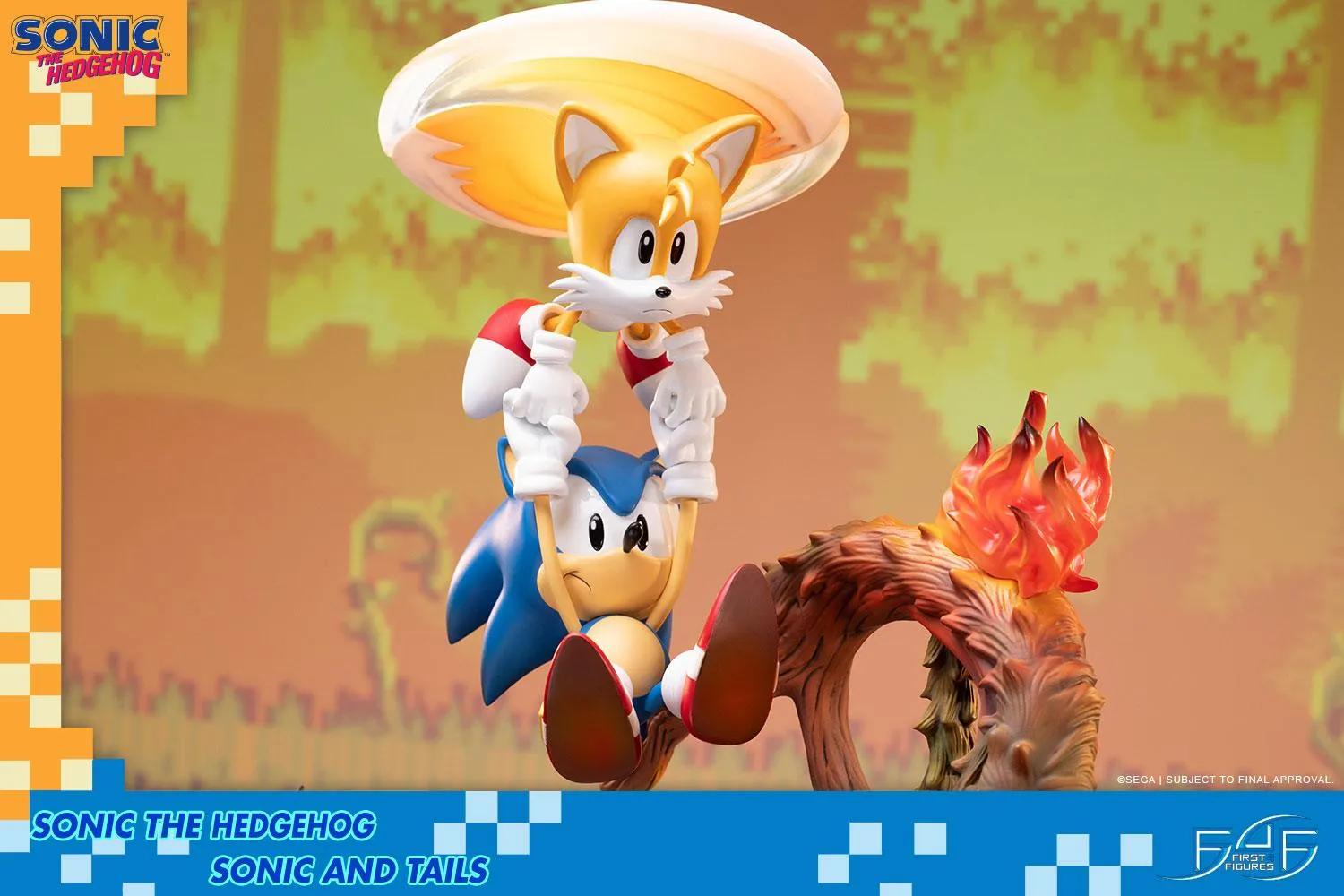 First 4 Figures Sonic the Hedgehog Sonic and Tails statueta Standard