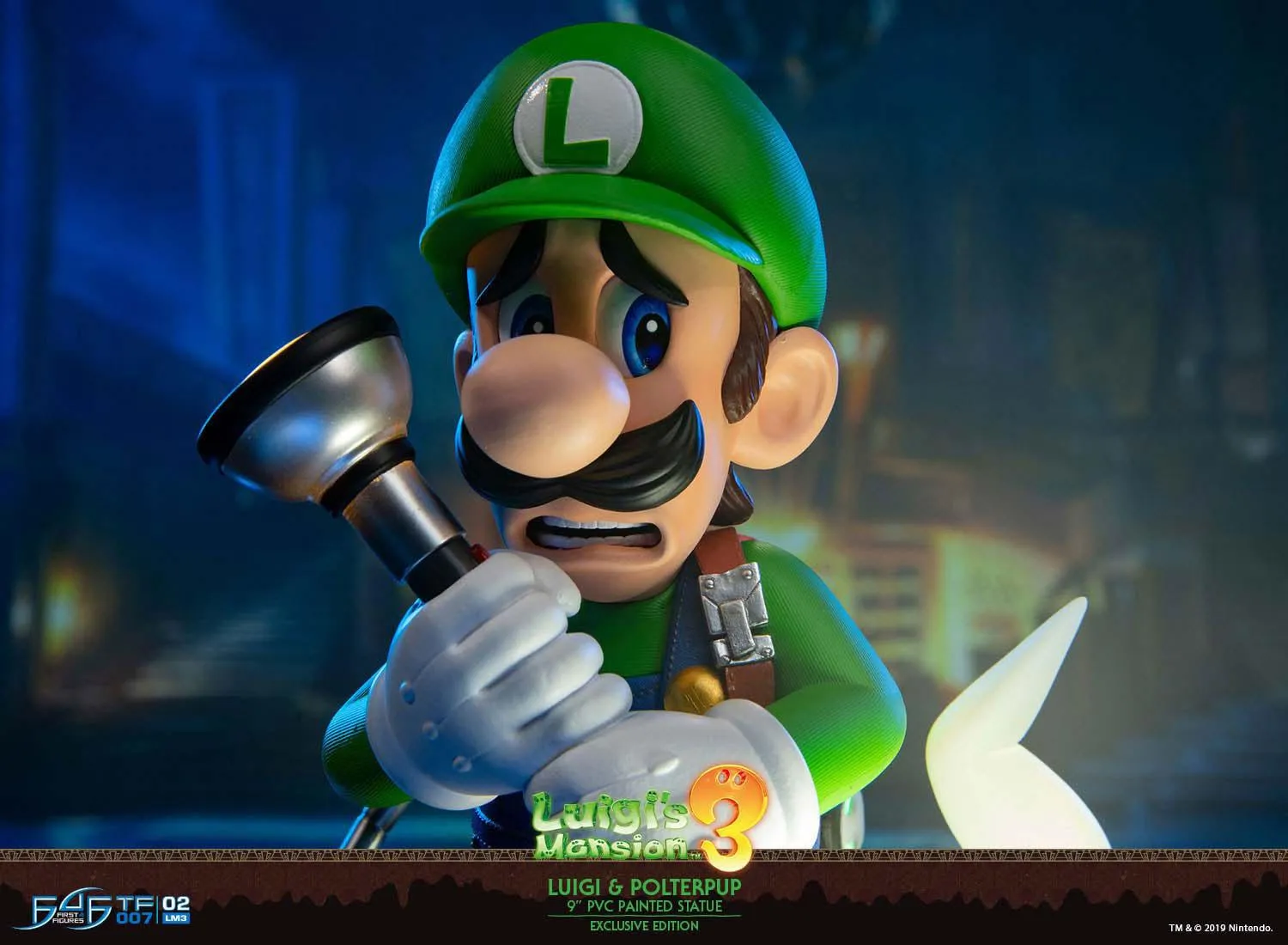 First 4 Figures Luigi Polterpup figurina Exclusive LED