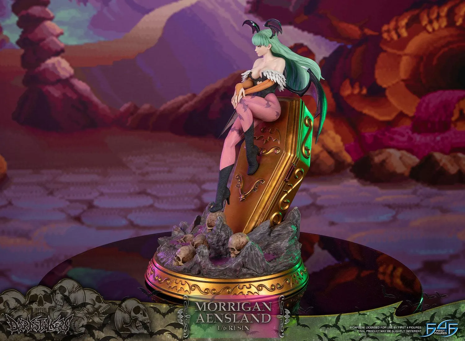 First 4 Figures Darkstalkers Morrigan statuetă rășină 1/6