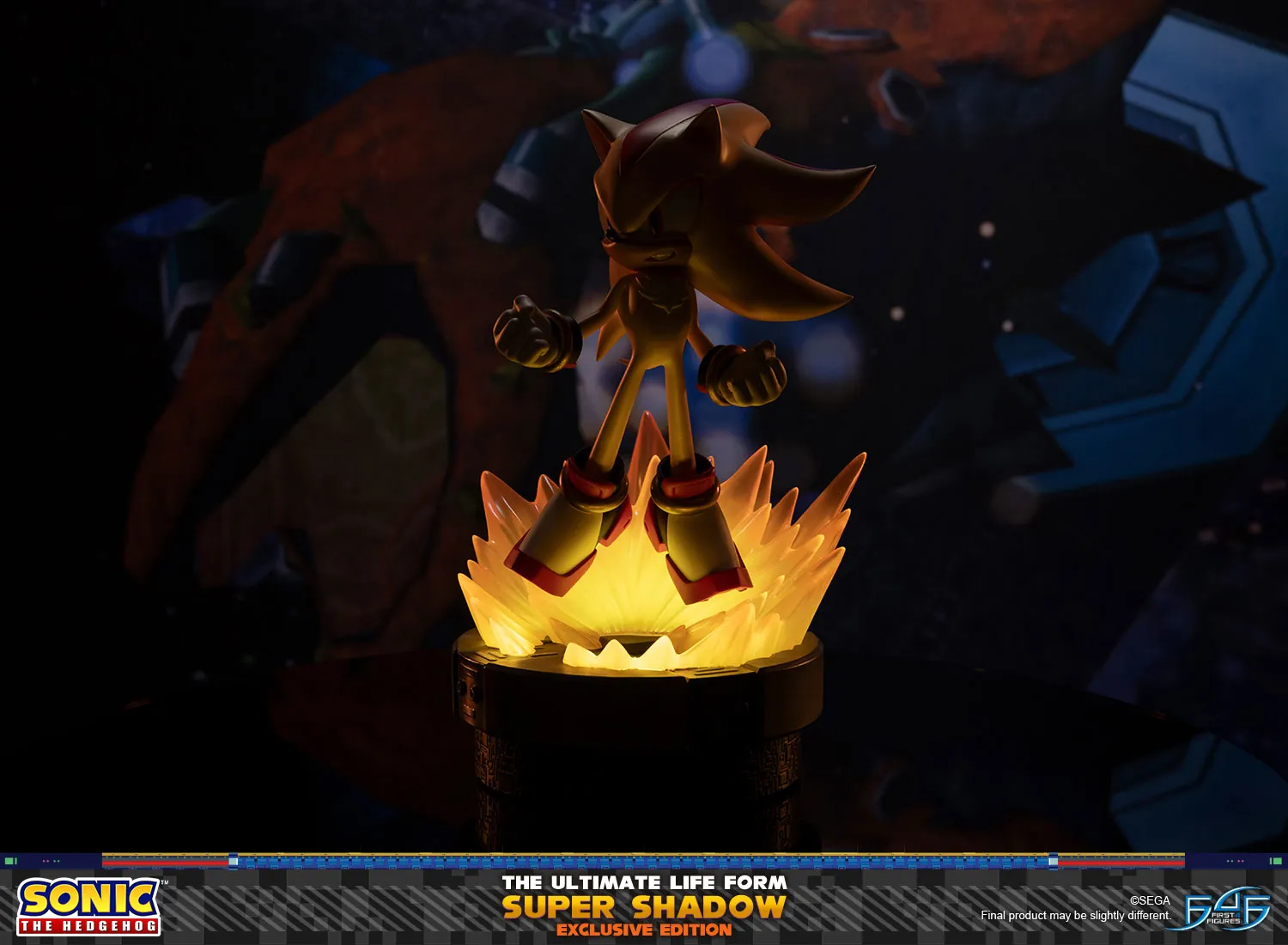 First 4 Figures Sonic Super Shadow statueta Exclusive LED ARK