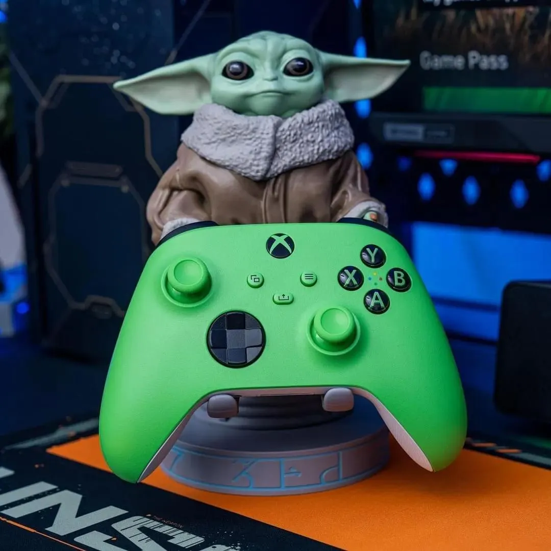 Exquisite Gaming Cable Guys Grogu suport controller verde