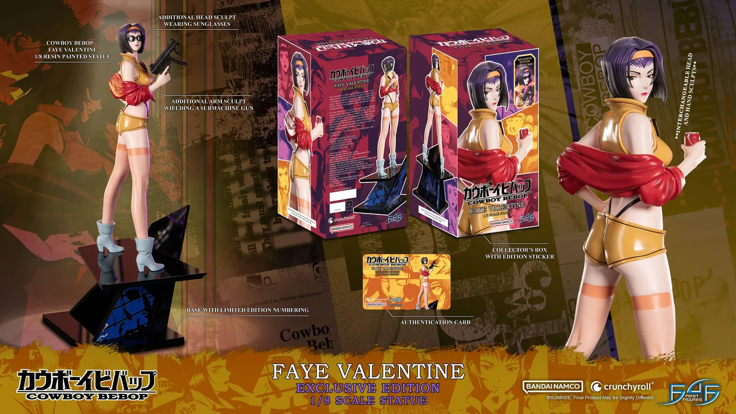 First 4 Figures Bebop Faye Valentine statueta 1/8 rasina