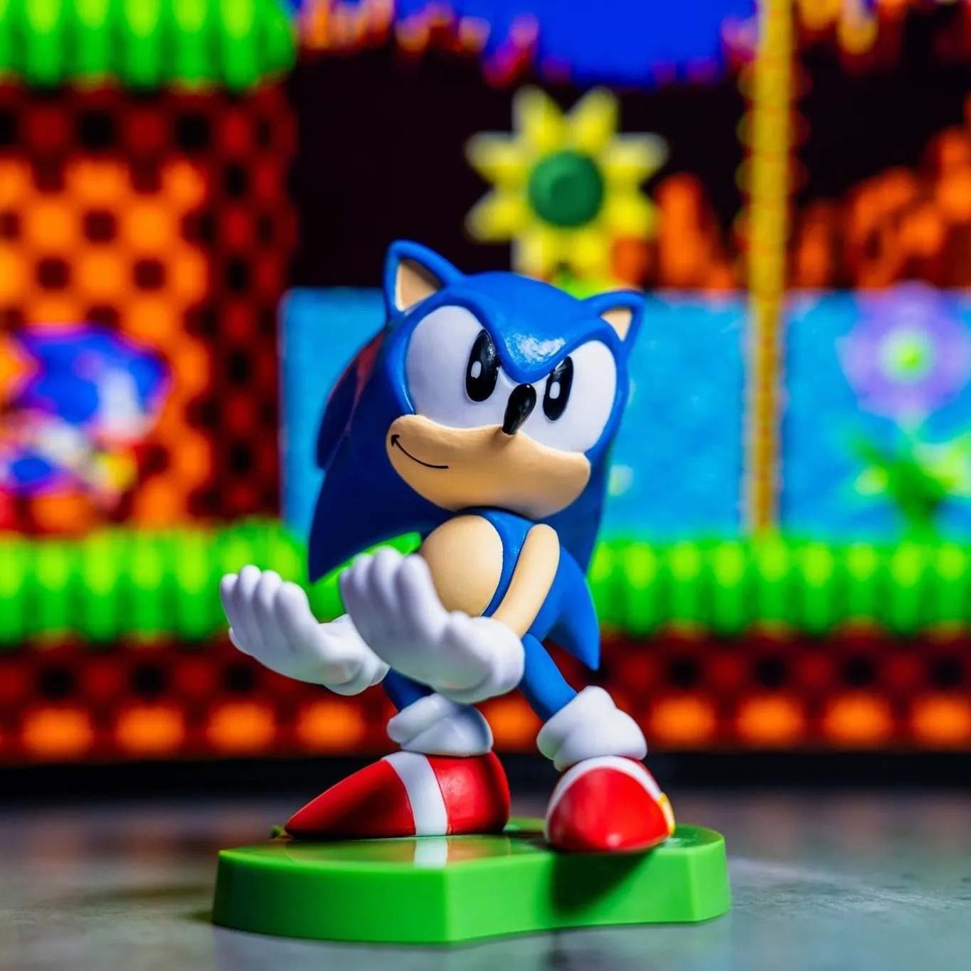 Exquisite Gaming Mini Cable Guys Sonic suport telefon albastru