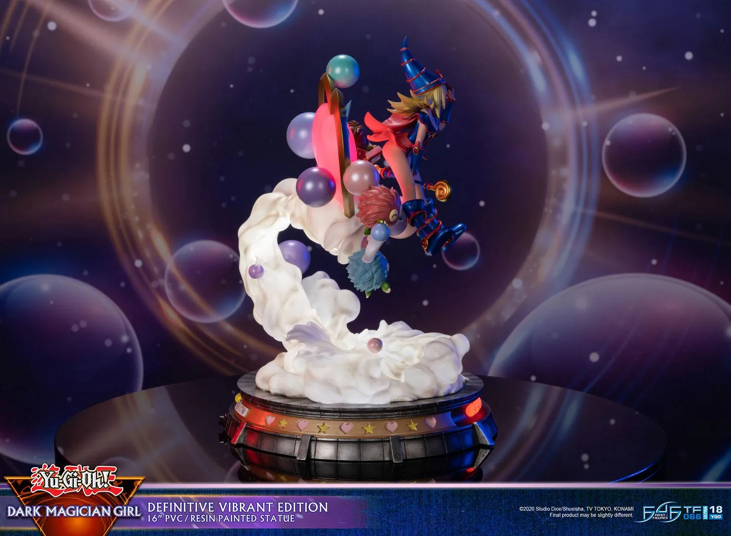 First 4 Figures Yu-Gi-Oh Dark Magician Girl statueta Vibrant LED