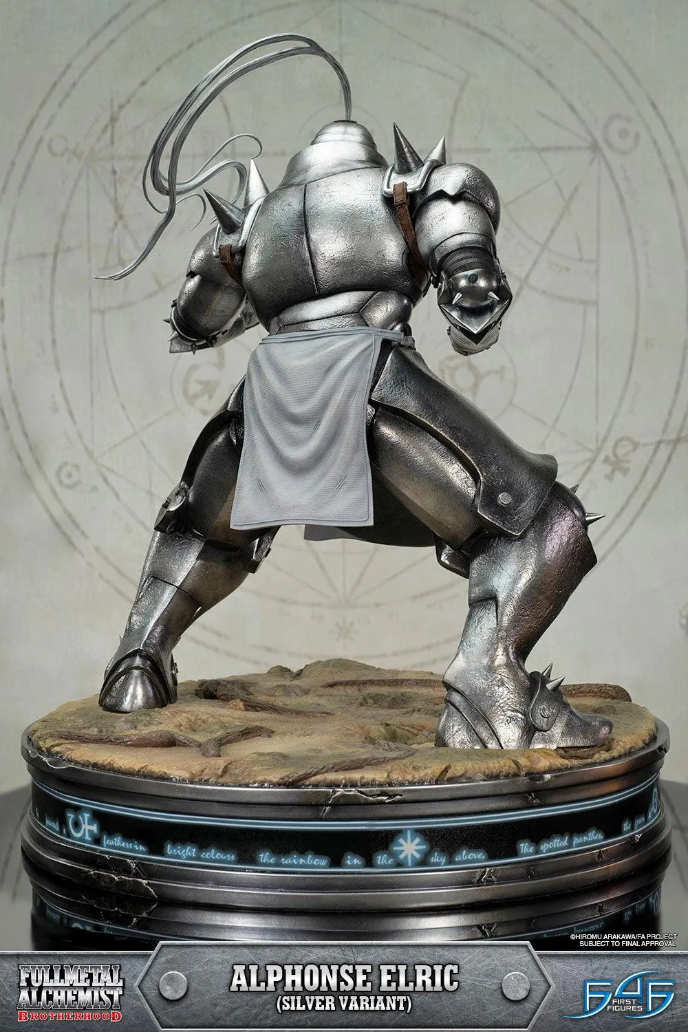 First 4 Figures Fullmetal Alphonse statueta Silver din rasina