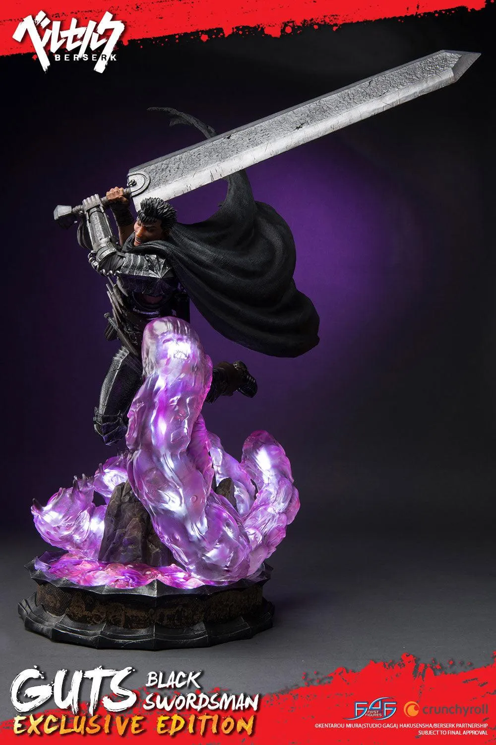 First 4 Figures Berserk Guts statueta Exclusive LED