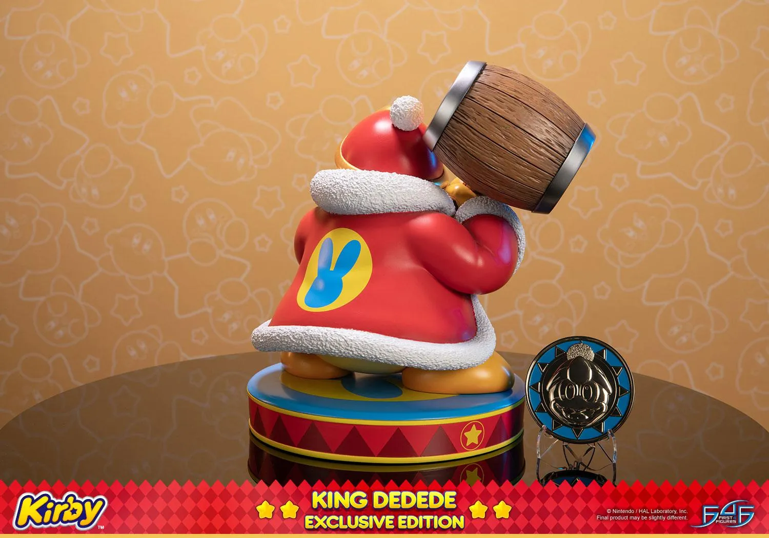 First 4 Figures Kirby King Dedede statueta Exclusive Edition moneda