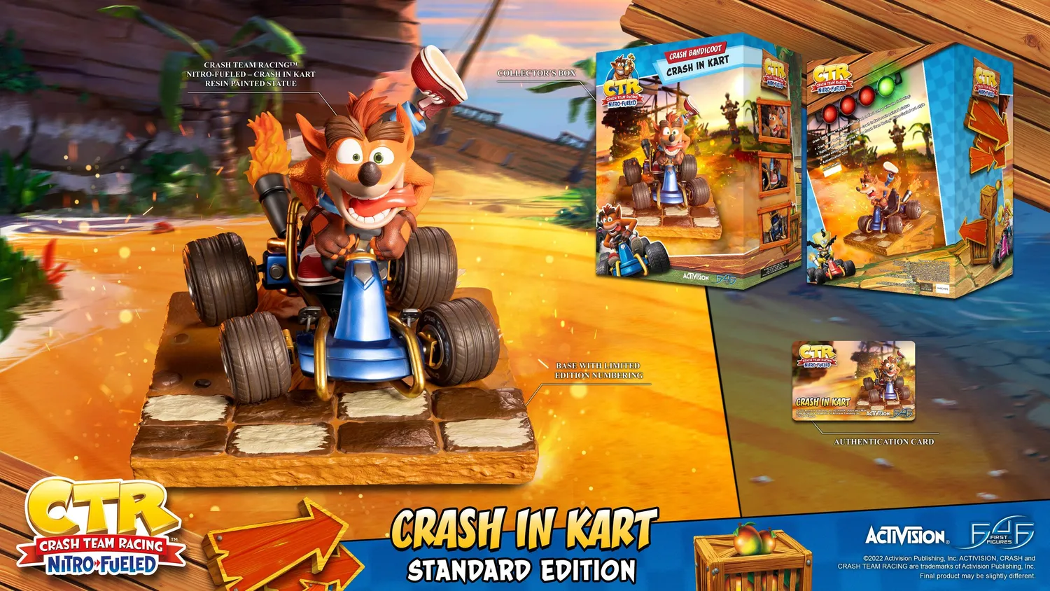First 4 Figures Crash in Kart statuetă Standard