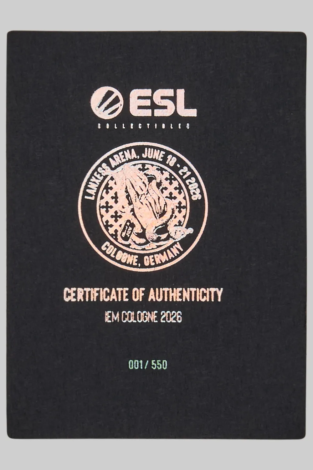 ESL IEM Cologne 2026 moneda colectionar bronz 50,8mm