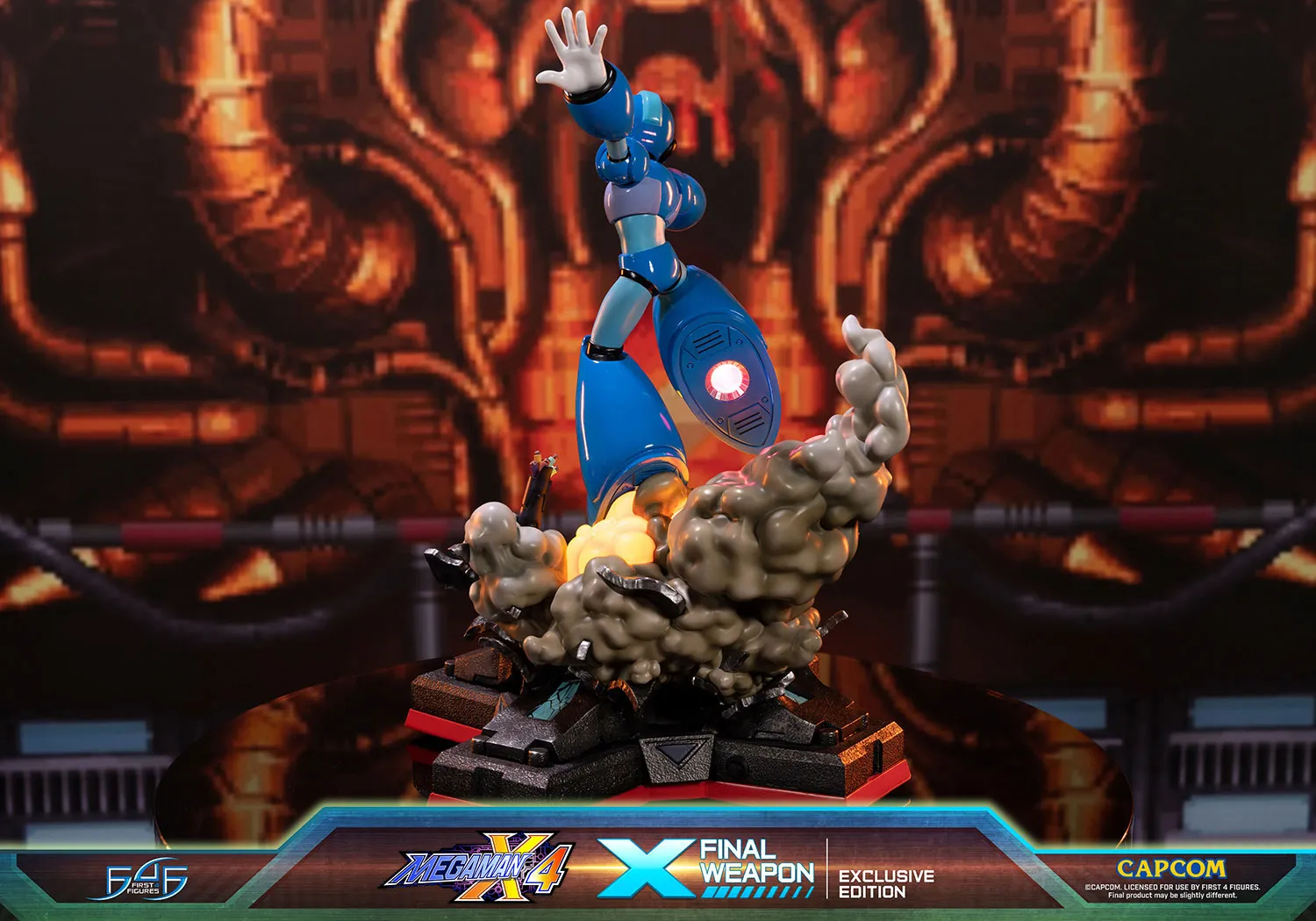 First 4 Figures Mega Man X4 Final Weapon statuetă Exclusive LED