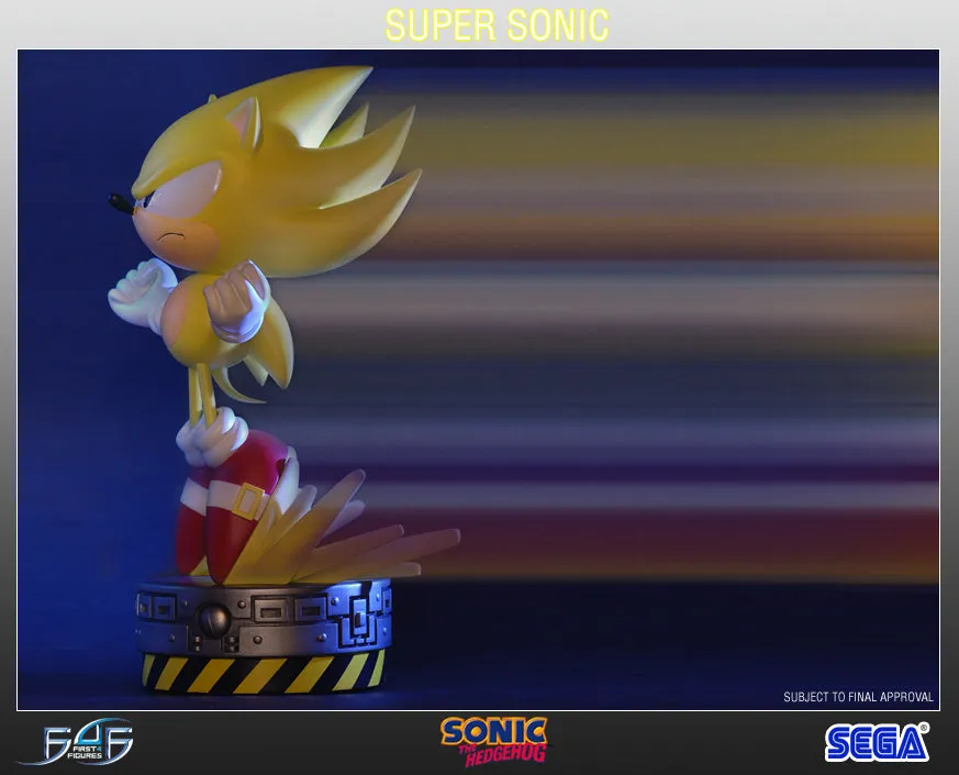 First 4 Figures Sonic Super Sonic statueta rasina aurie